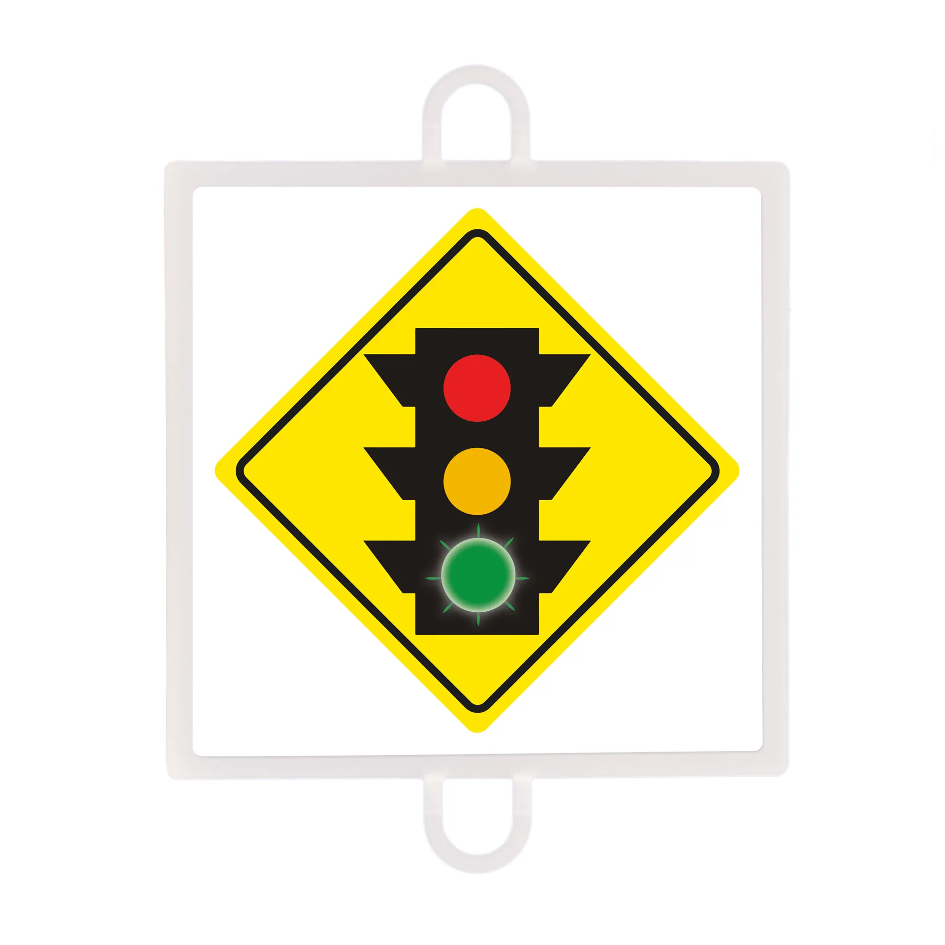 PANEL DE SEÑALIZACIÓN TRÁFICO DE ADVERTENCIA Nº 3 (SEMÁFORO VERDE)