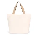 Bolsa shopper reciclada grande con fuelle en el fondo