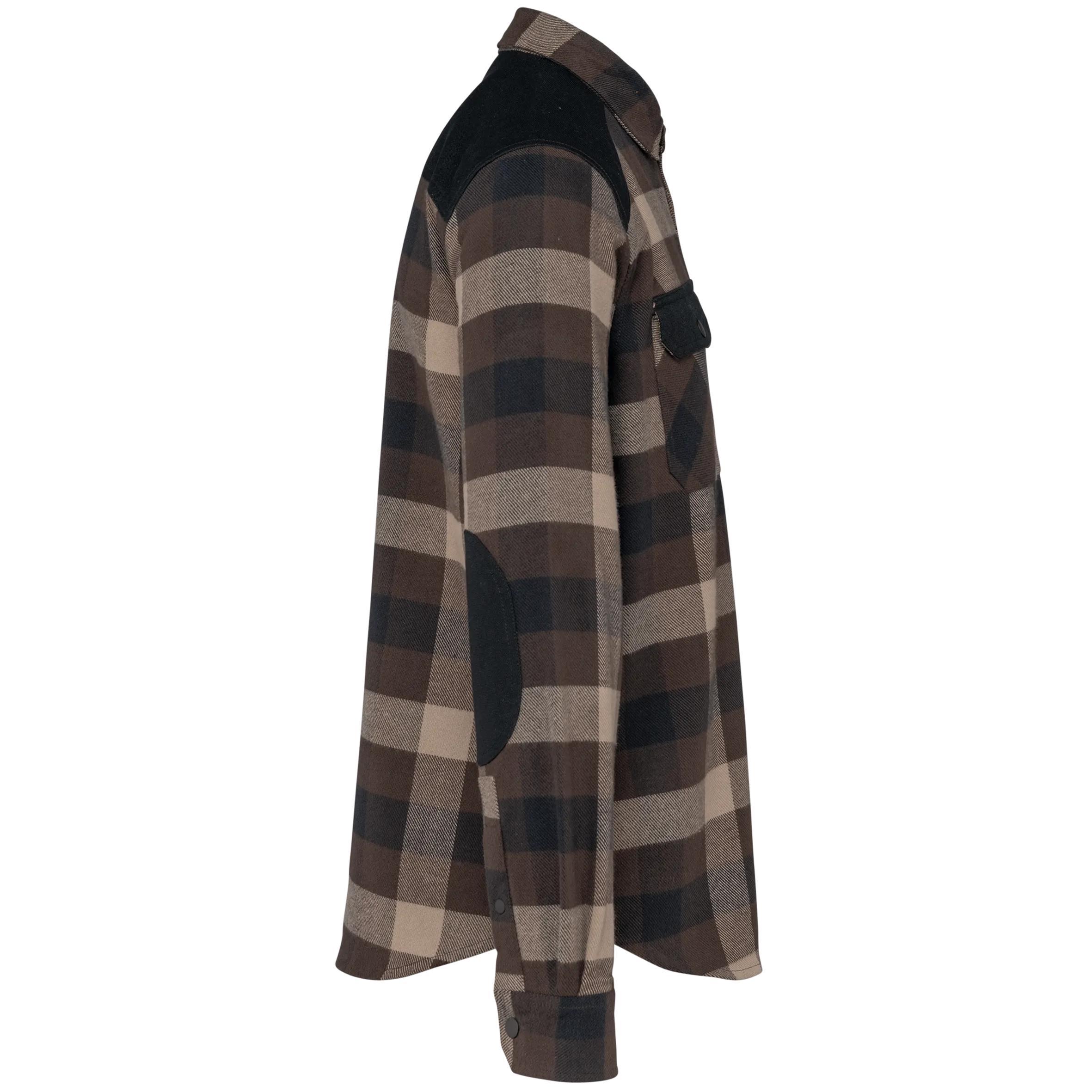Sobrecamisa a cuadros con bolsillos