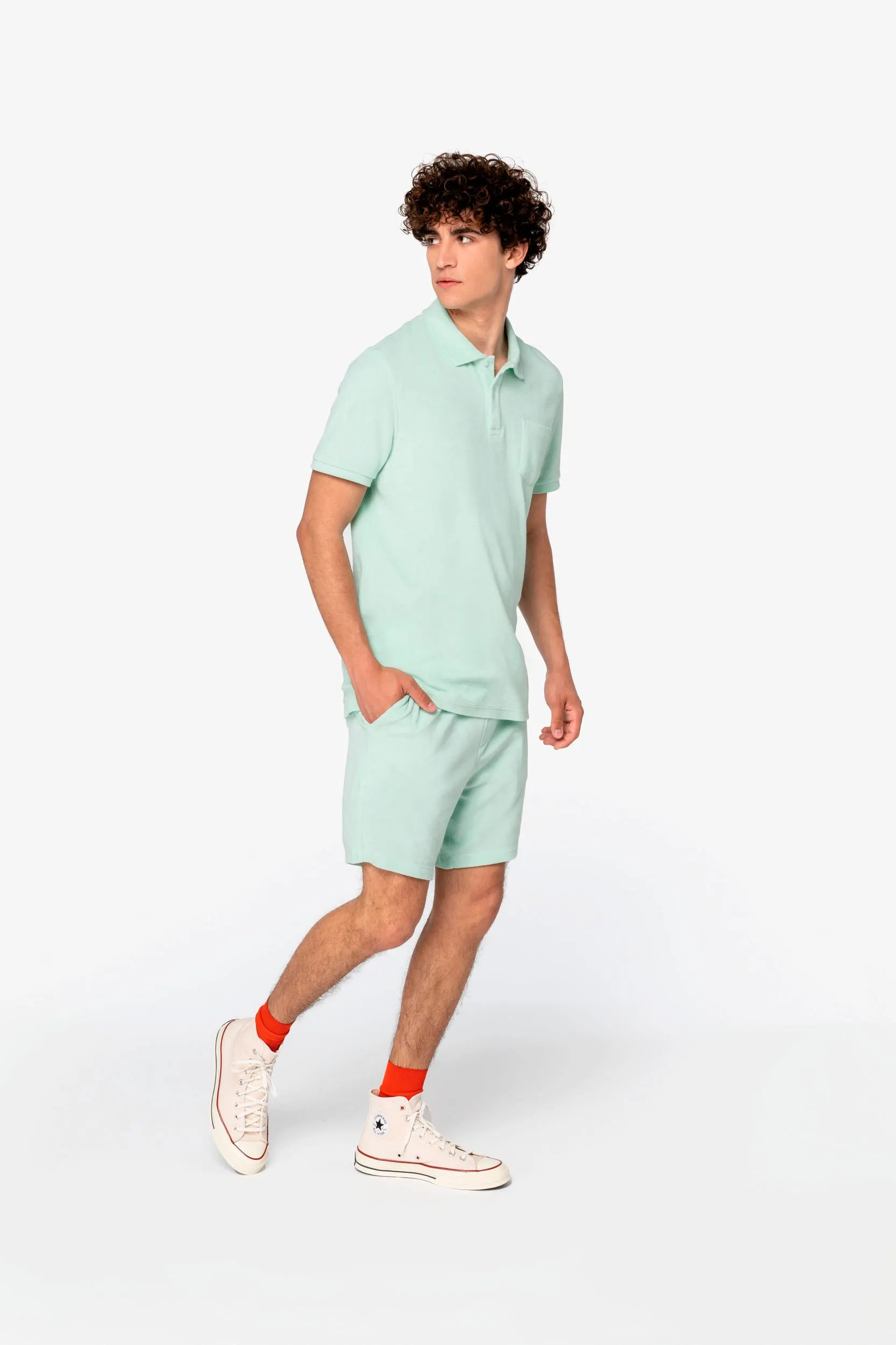 Polo ecorresponsable de rizo hombre