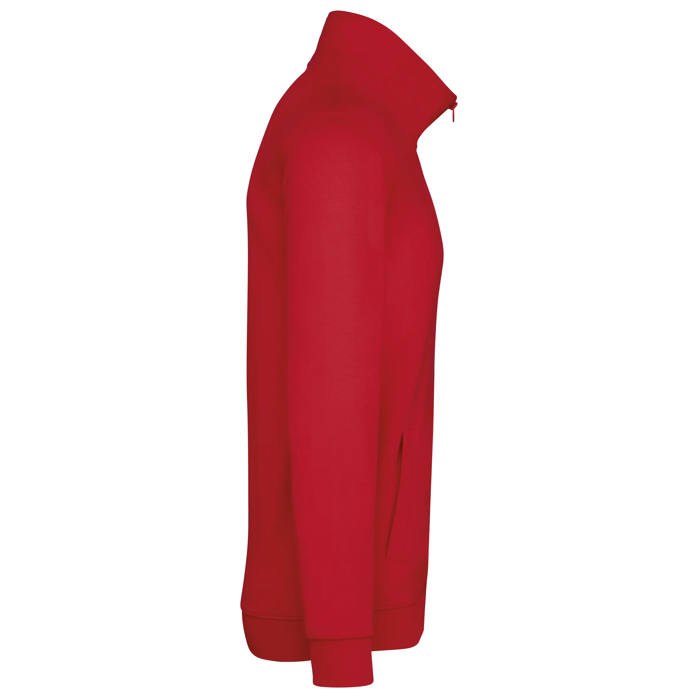Chaqueta de felpa con cremallera