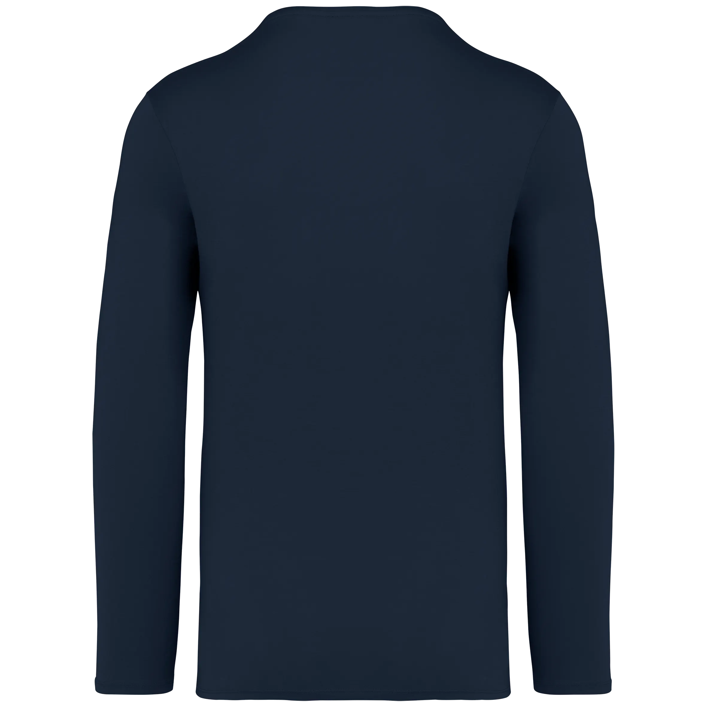 Camiseta ecorresponsable efecto lavado de manga larga unisex