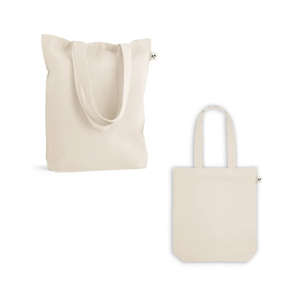 GIRONA. Bolsa de algodón (50%), algodón reciclado (30%) y poliéster (20% rPET) (220 g/m²)