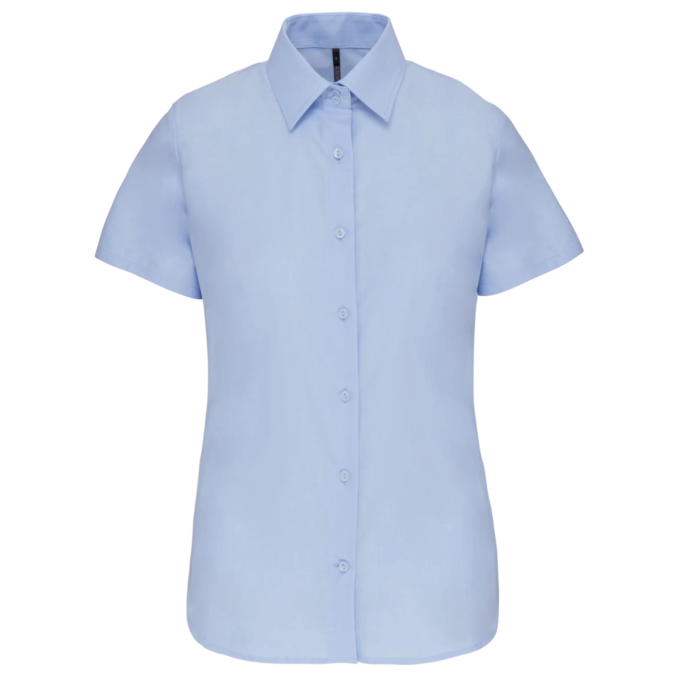 Camisa oxford manga corta mujer