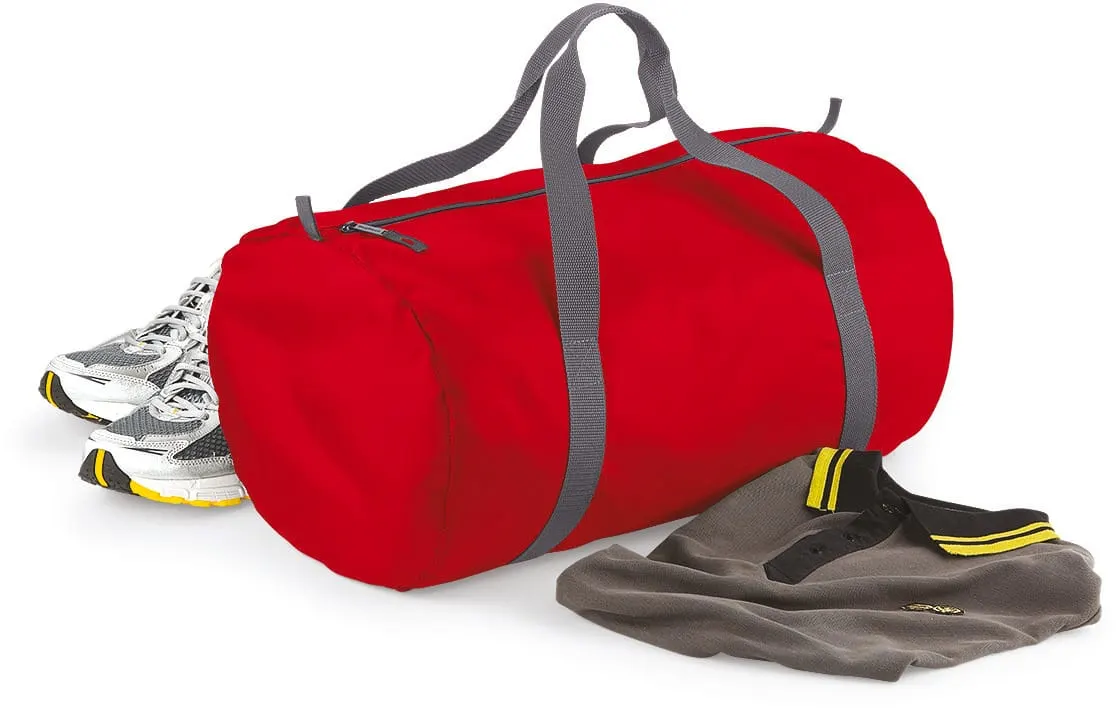 Bolsa cilíndrica plegable