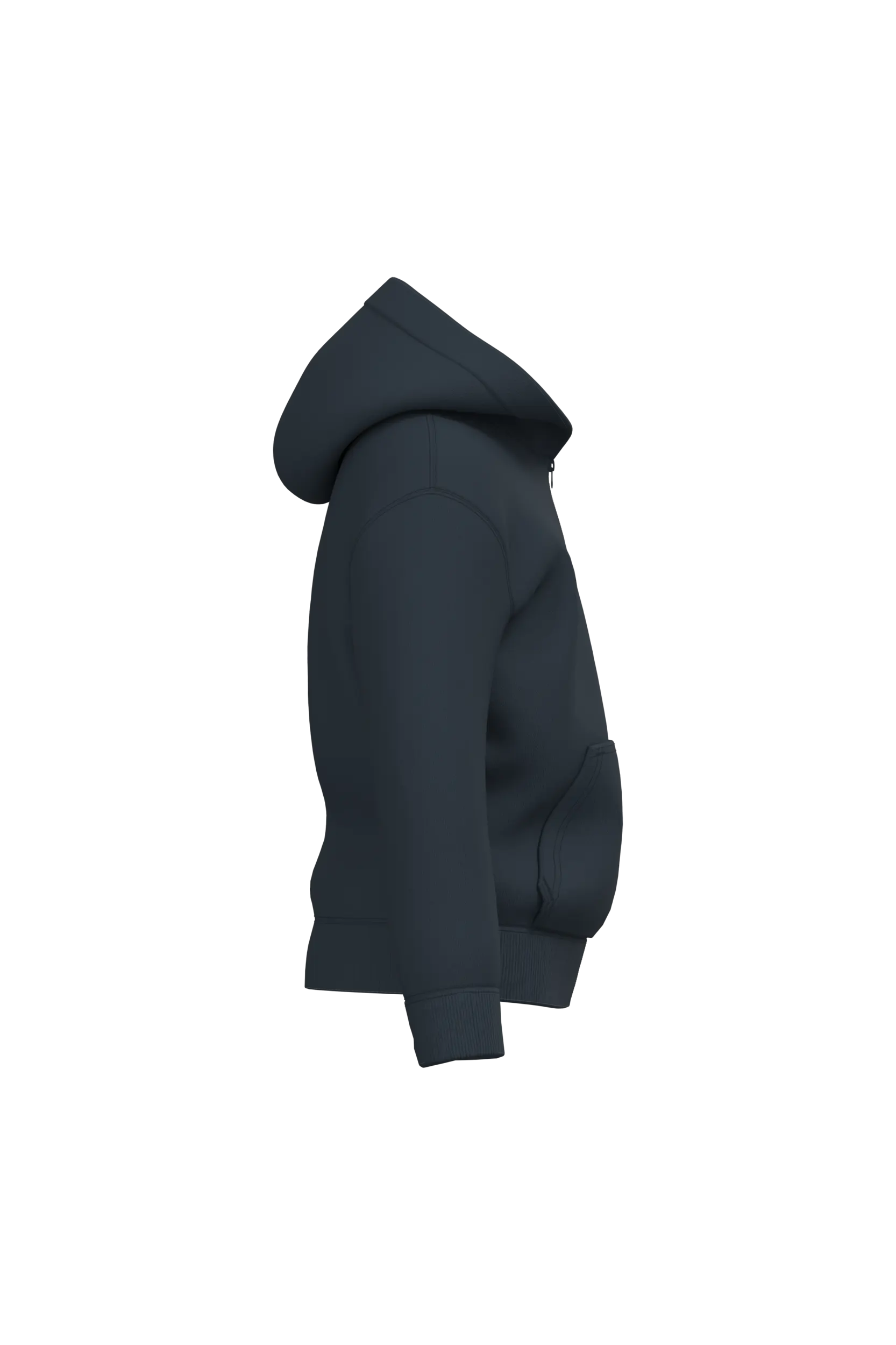 Sudadera reciclada con cremallera y capucha infantil