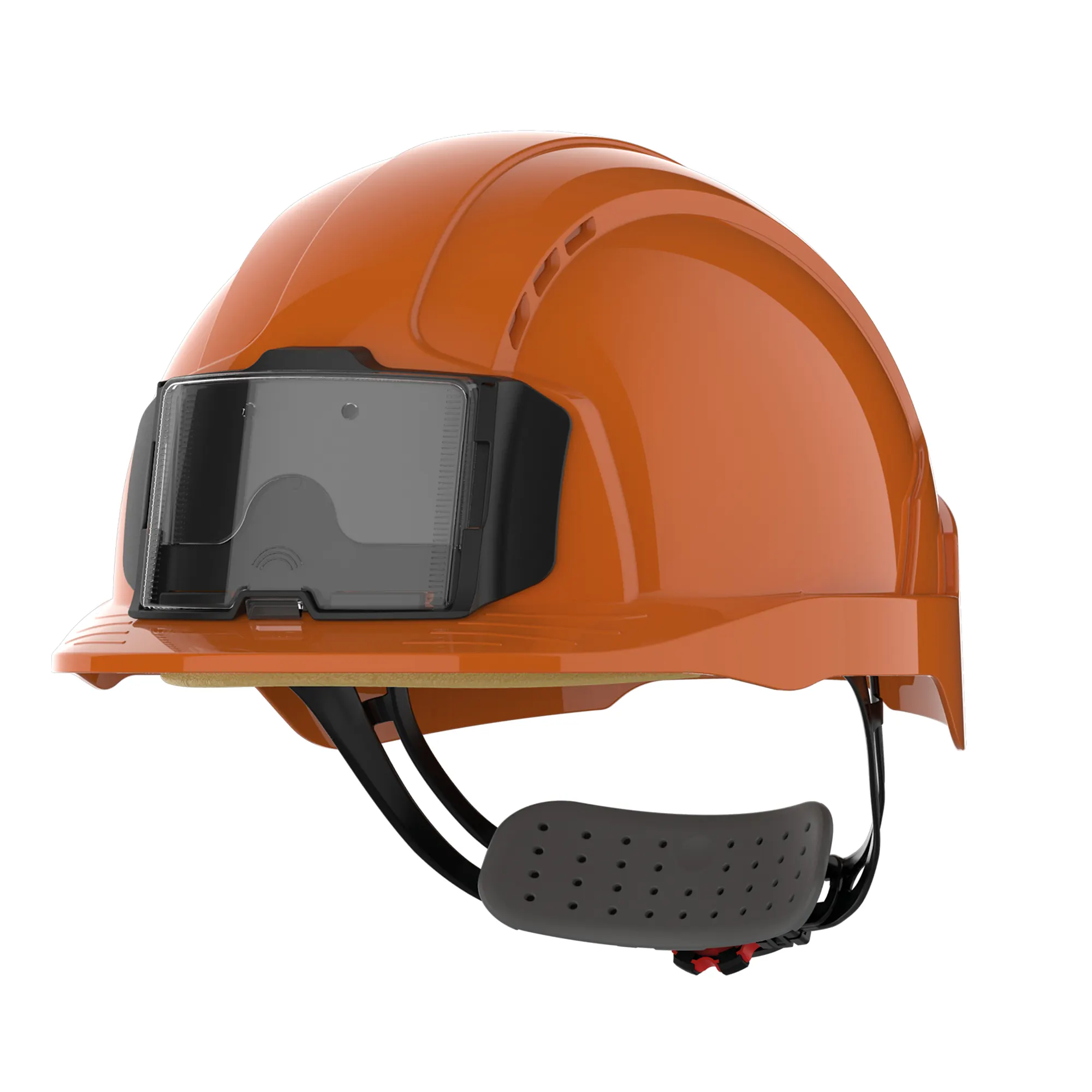 Casco de seguridad EVOLite® con portacredenciales, ventilado, ajuste con rueda