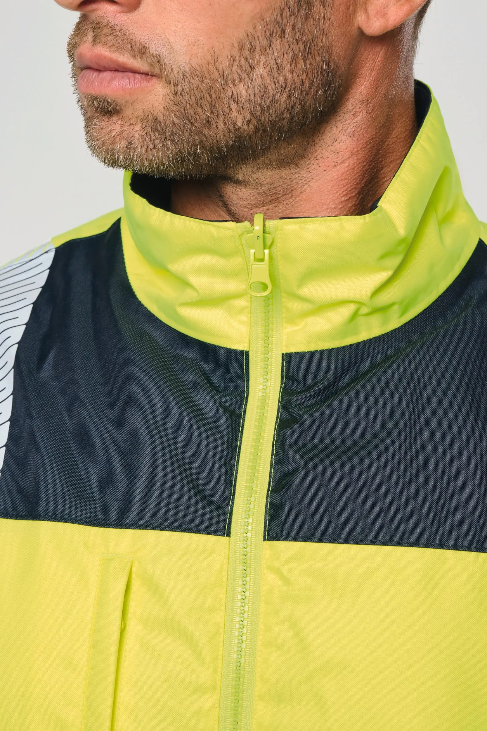 Parka de seguridad reciclada 4 en 1 unisex