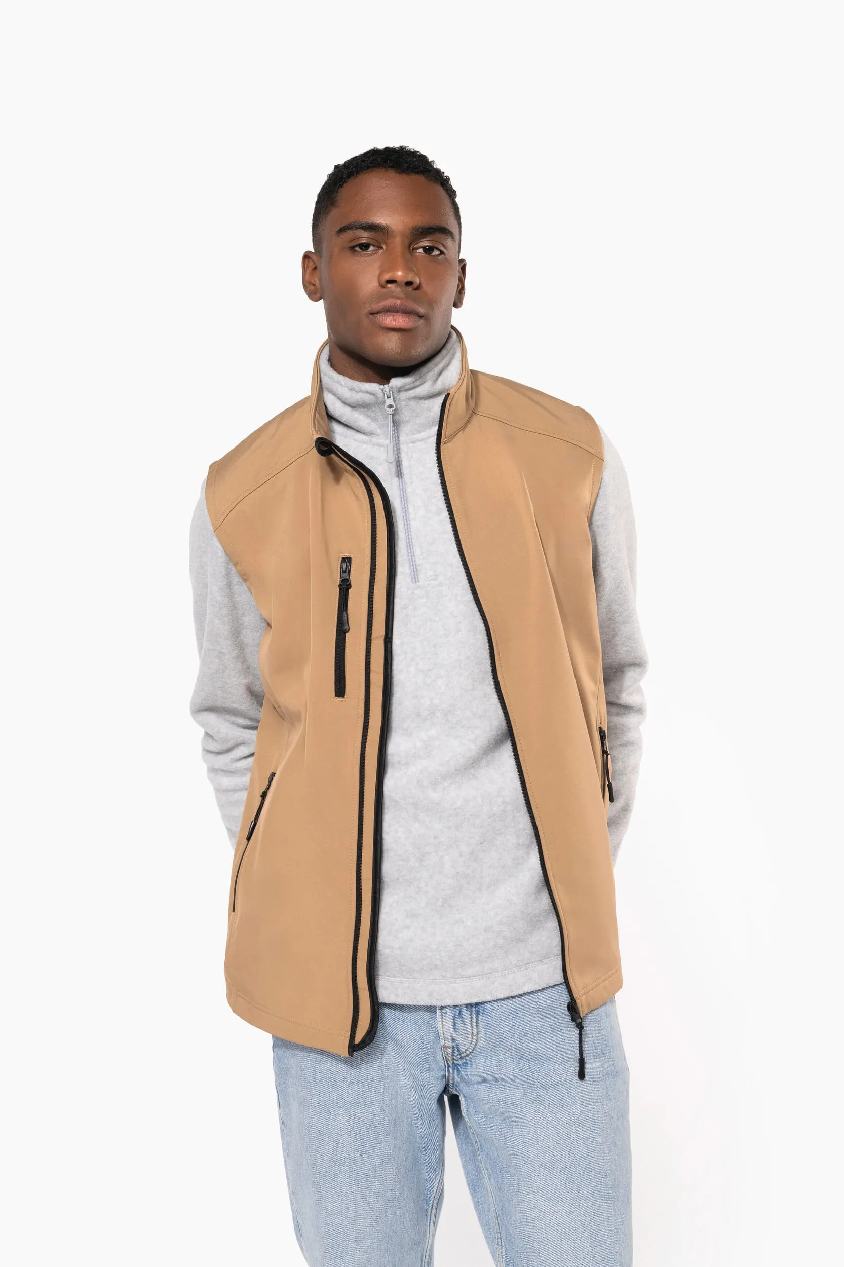 Chaleco softshell hombre