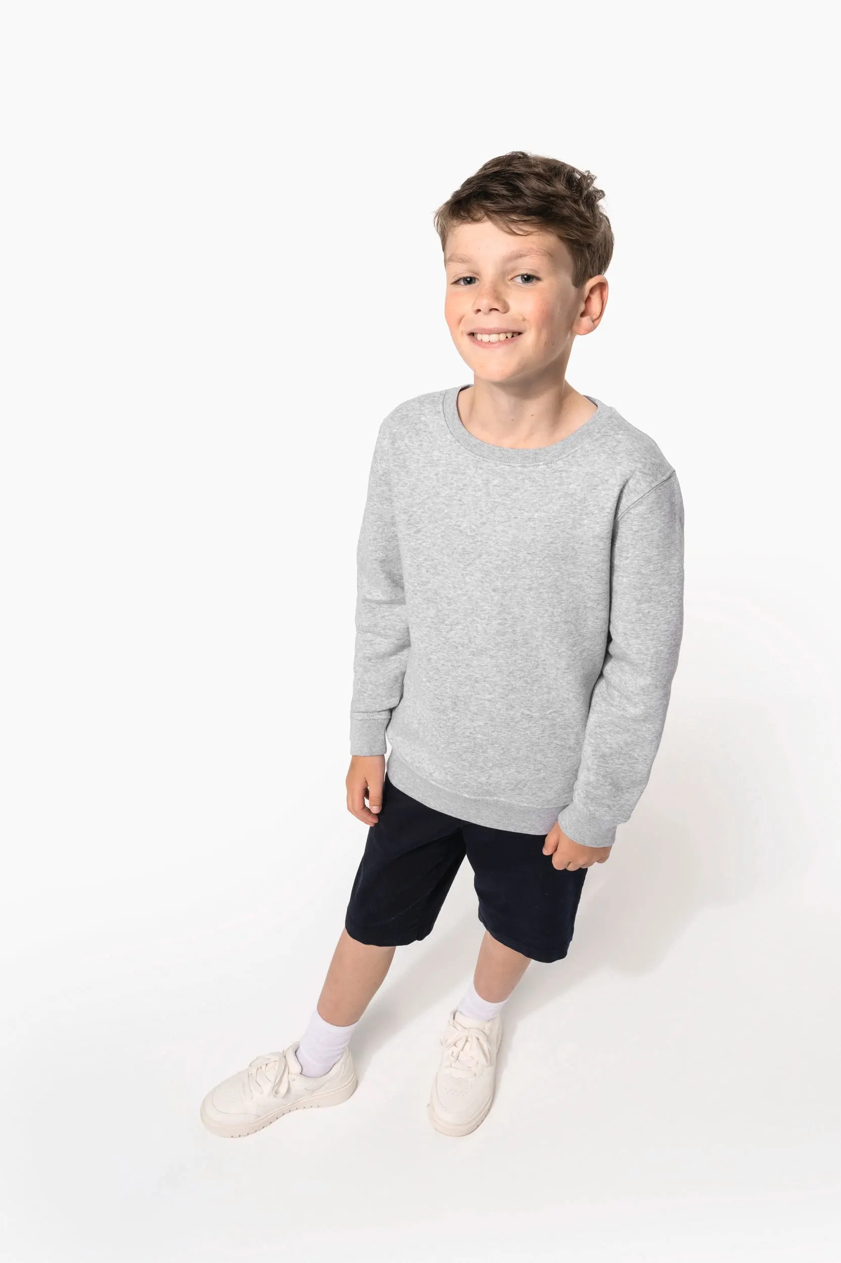Sudadera cuello redondo infantil