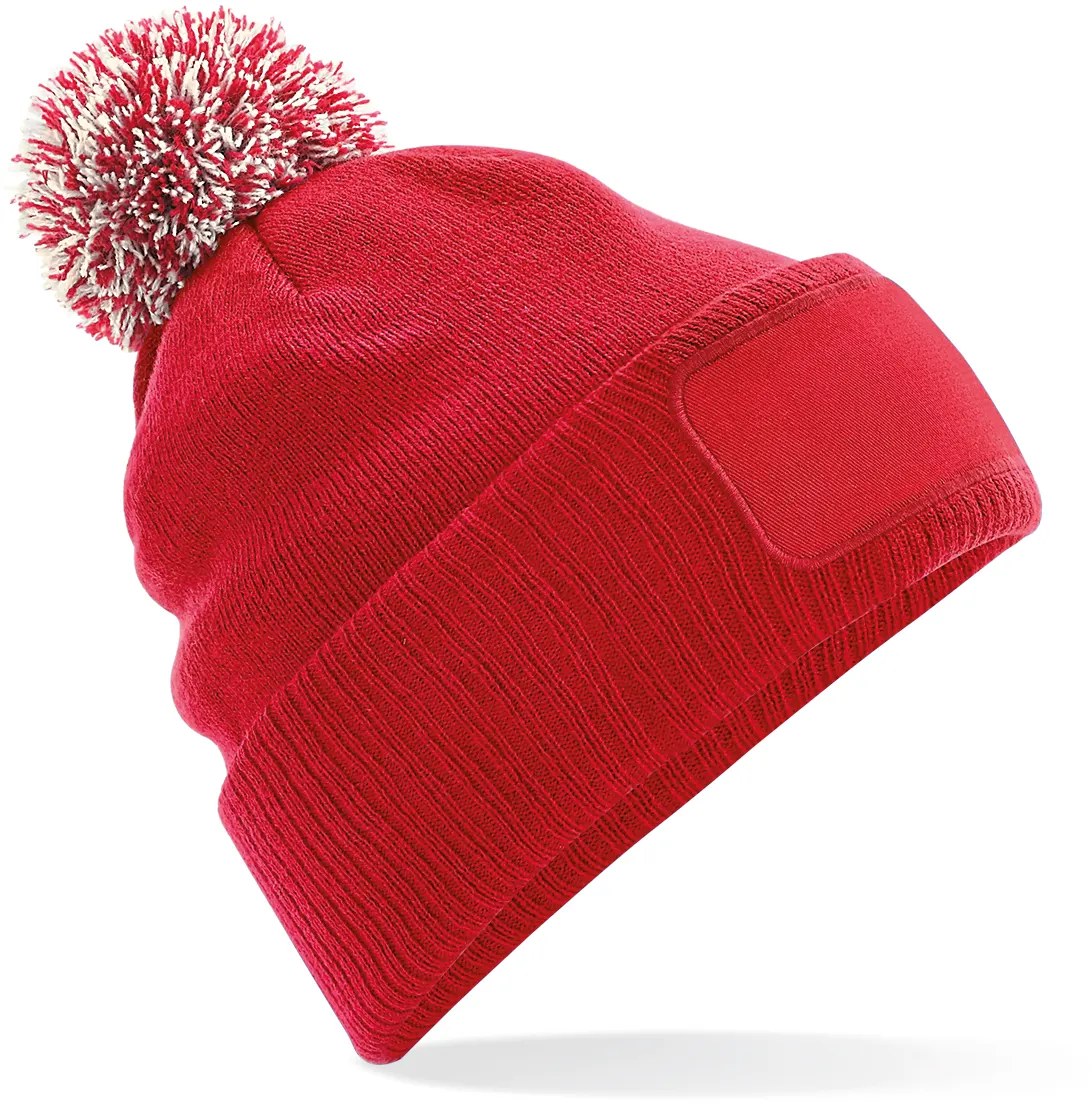 Gorro parche Snowstar® con pompón <br/>