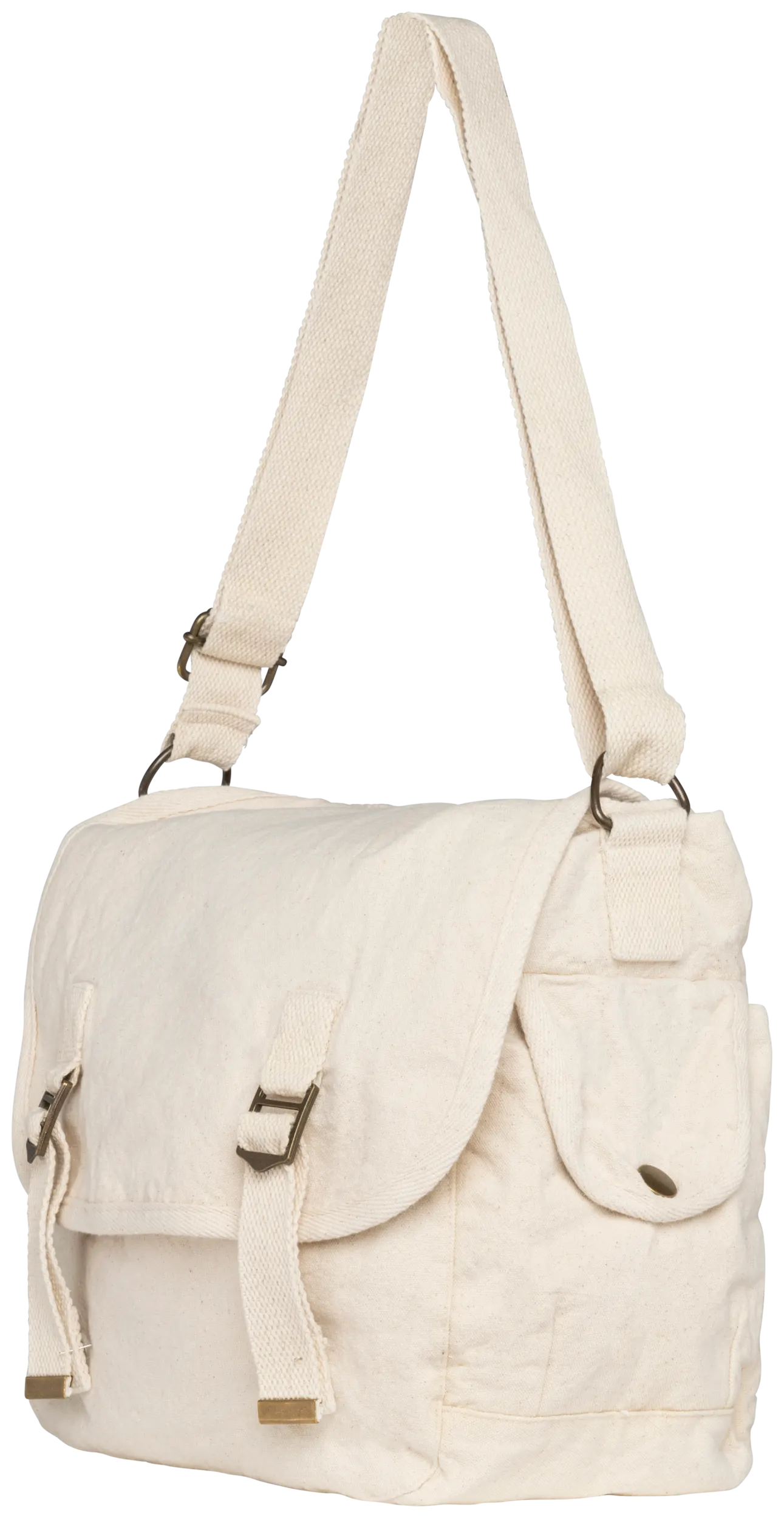 Bolsa con solapa ecorresponsable efecto lavado