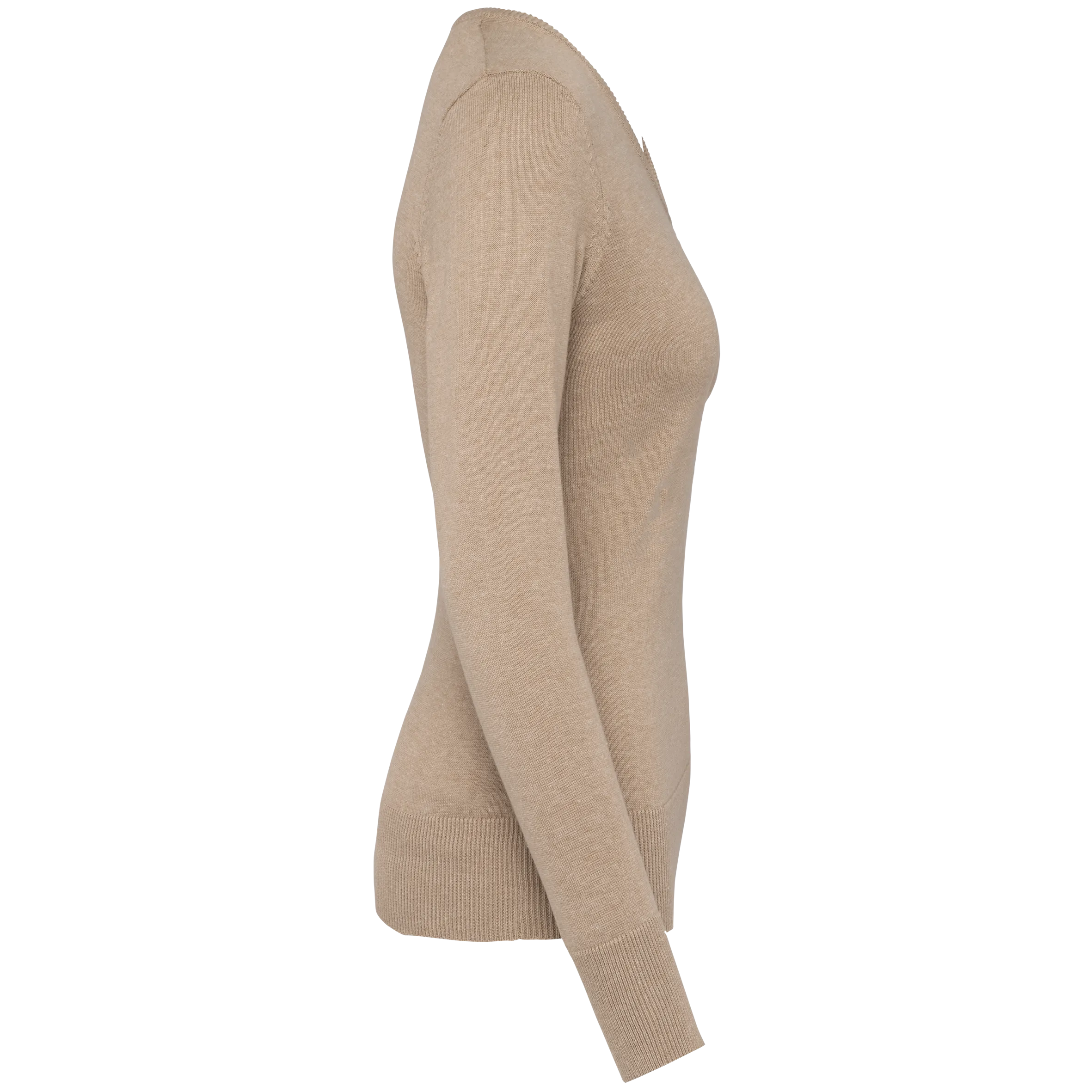 Jersey cuello de pico mujer