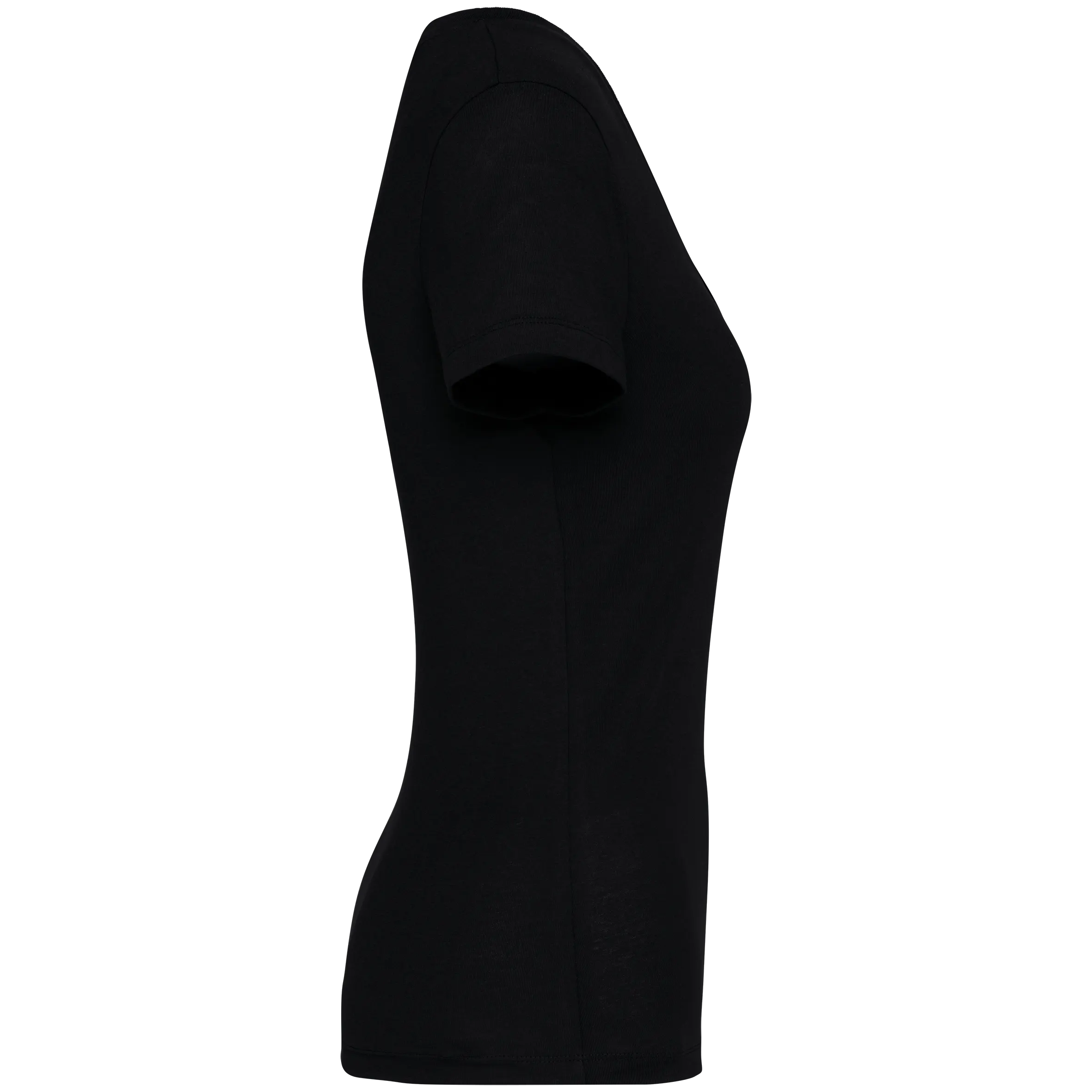 Camiseta ecorresponsable cuello de pico mujer