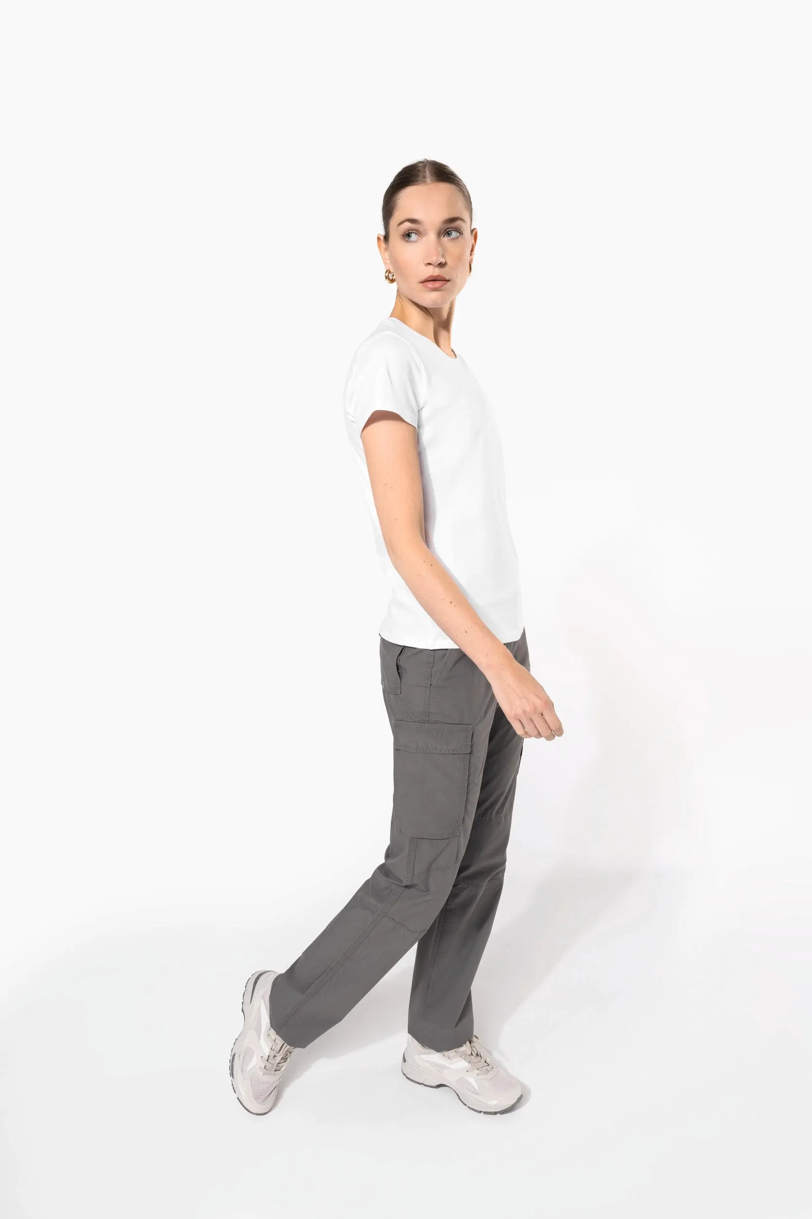 Pantalón ligero multibolsillos para mujer