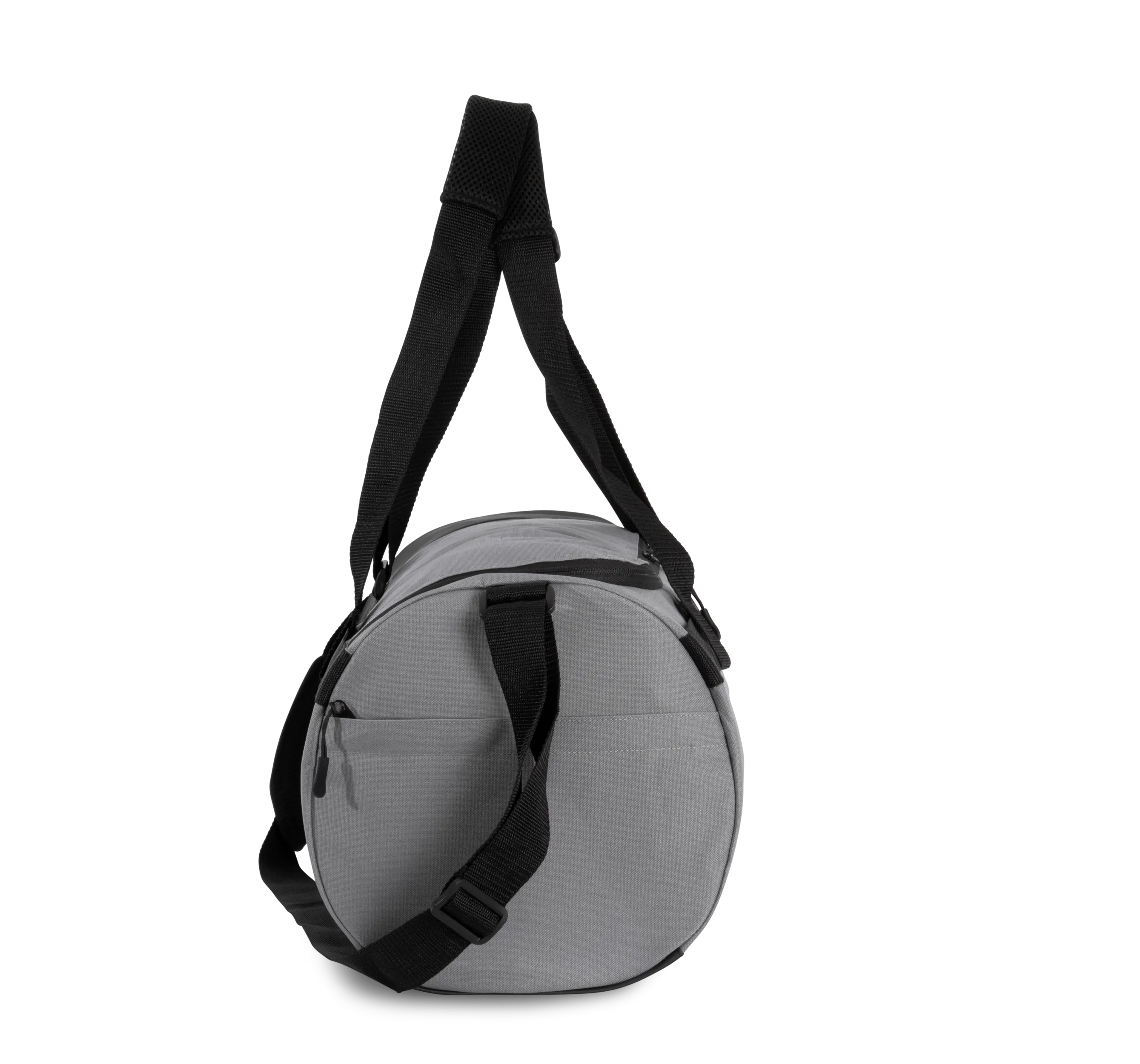 Bolsa de deporte cilíndrica con compartimento separado para calzado