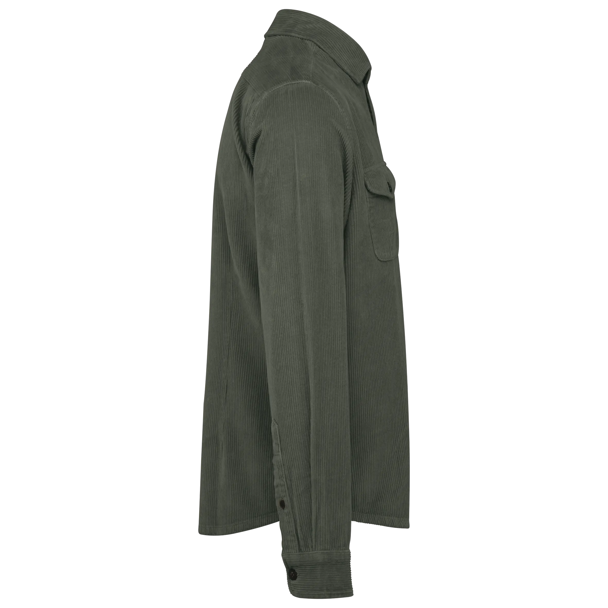 Sobrecamisa ecorresponsable efecto lavado de pana hombre