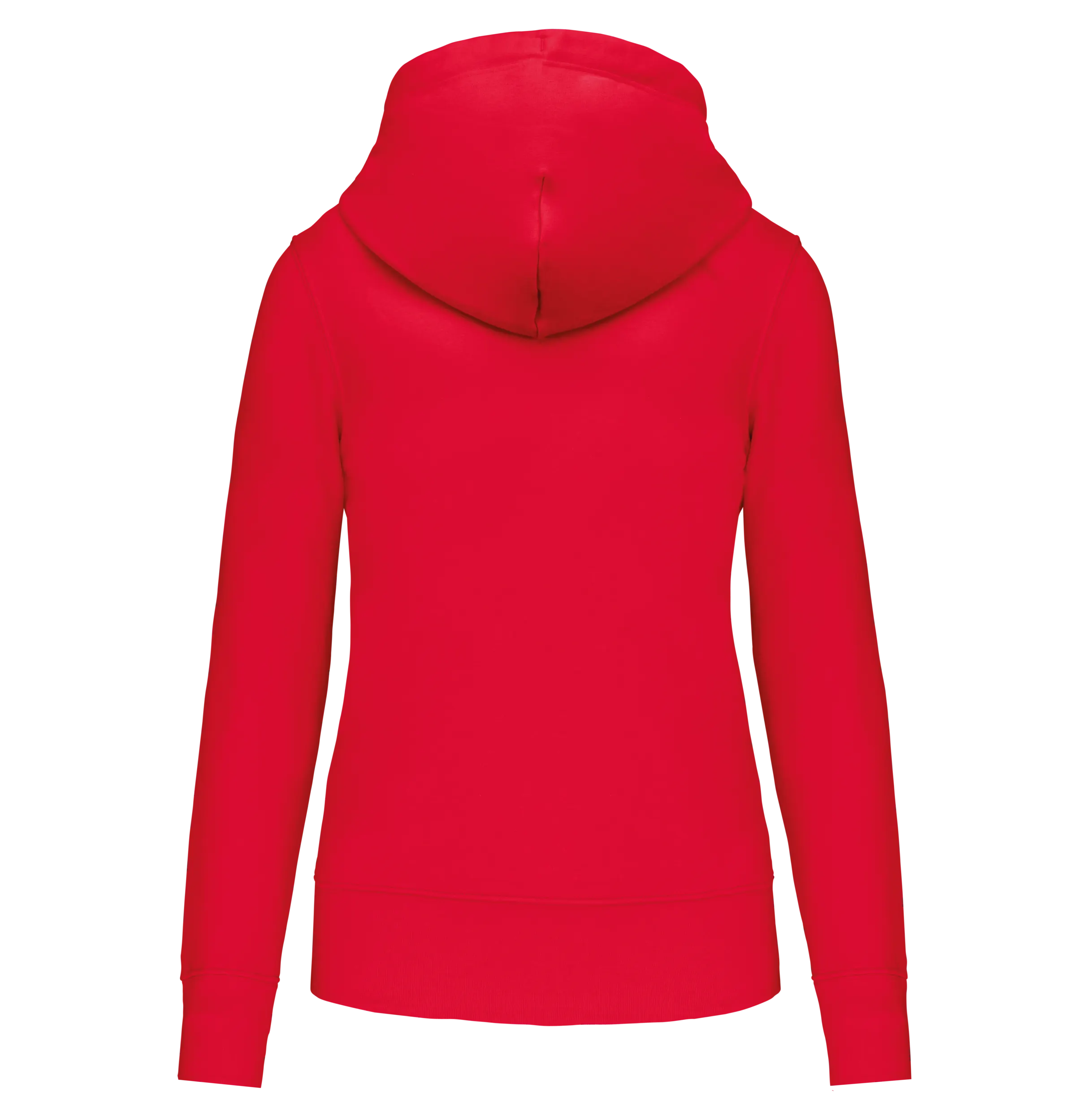 Sudadera con capucha y cremallera ecorresponsable mujer