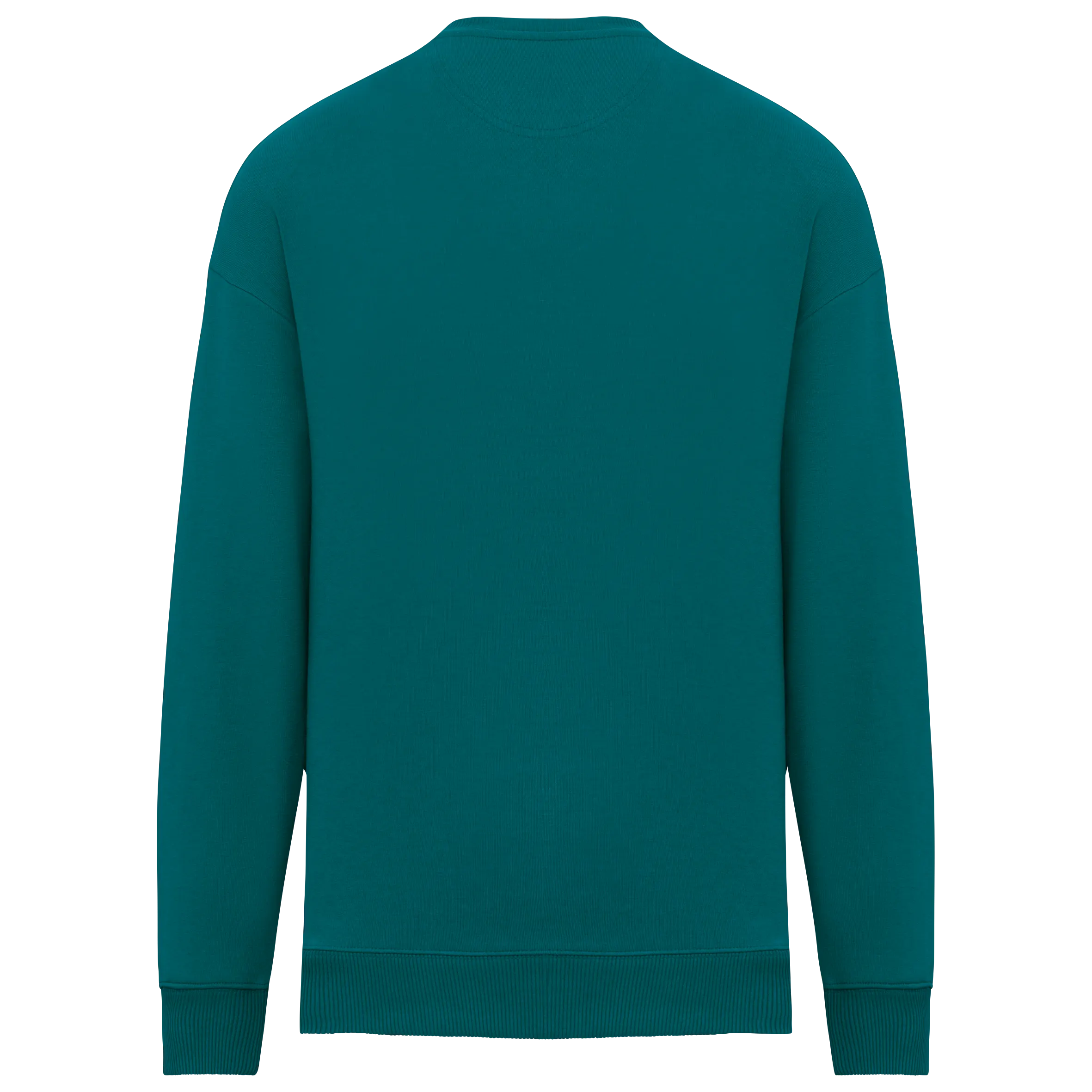 Sudadera ecorresponsable cuello redondo oversize unisex
