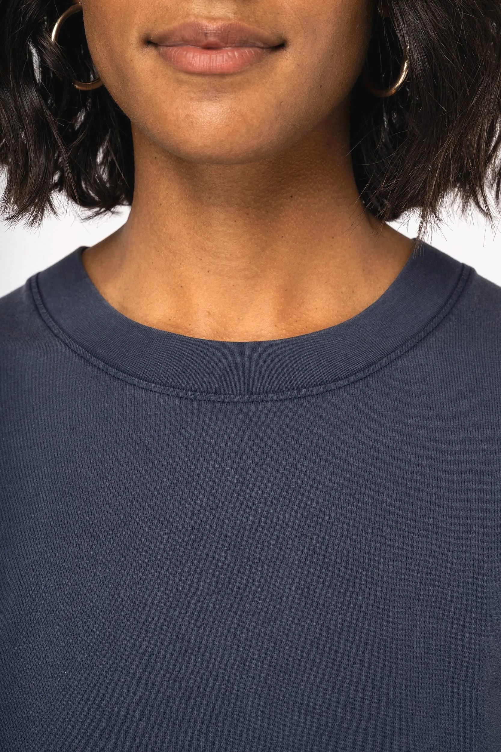 Camiseta ecorrersponsable oversize efecto lavado mujer