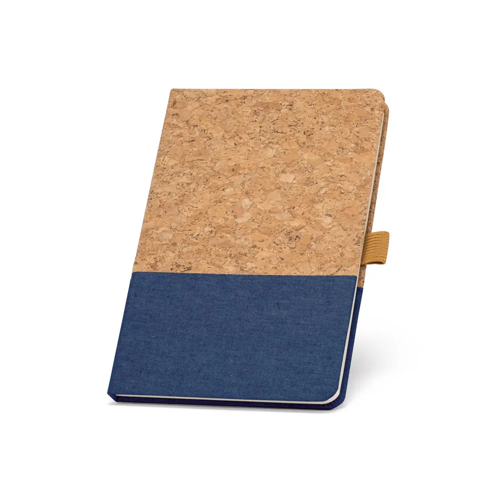 KLEE. Cuaderno A5 de corcho y lino con hojas rayadas
