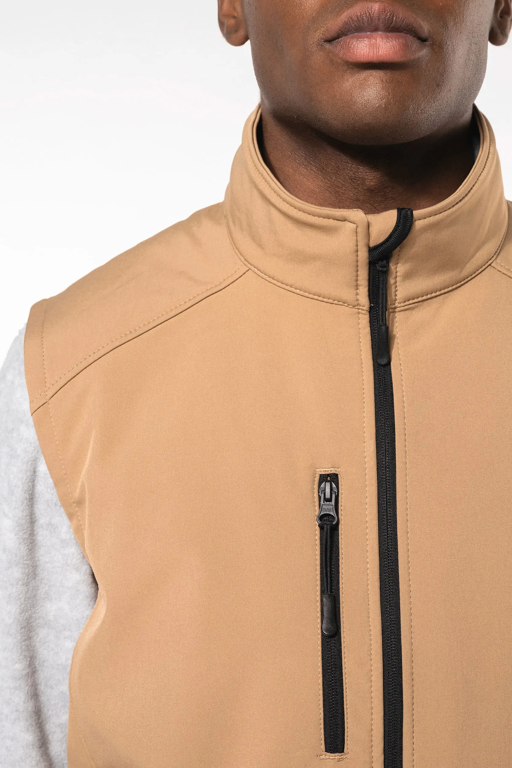 Chaleco softshell hombre