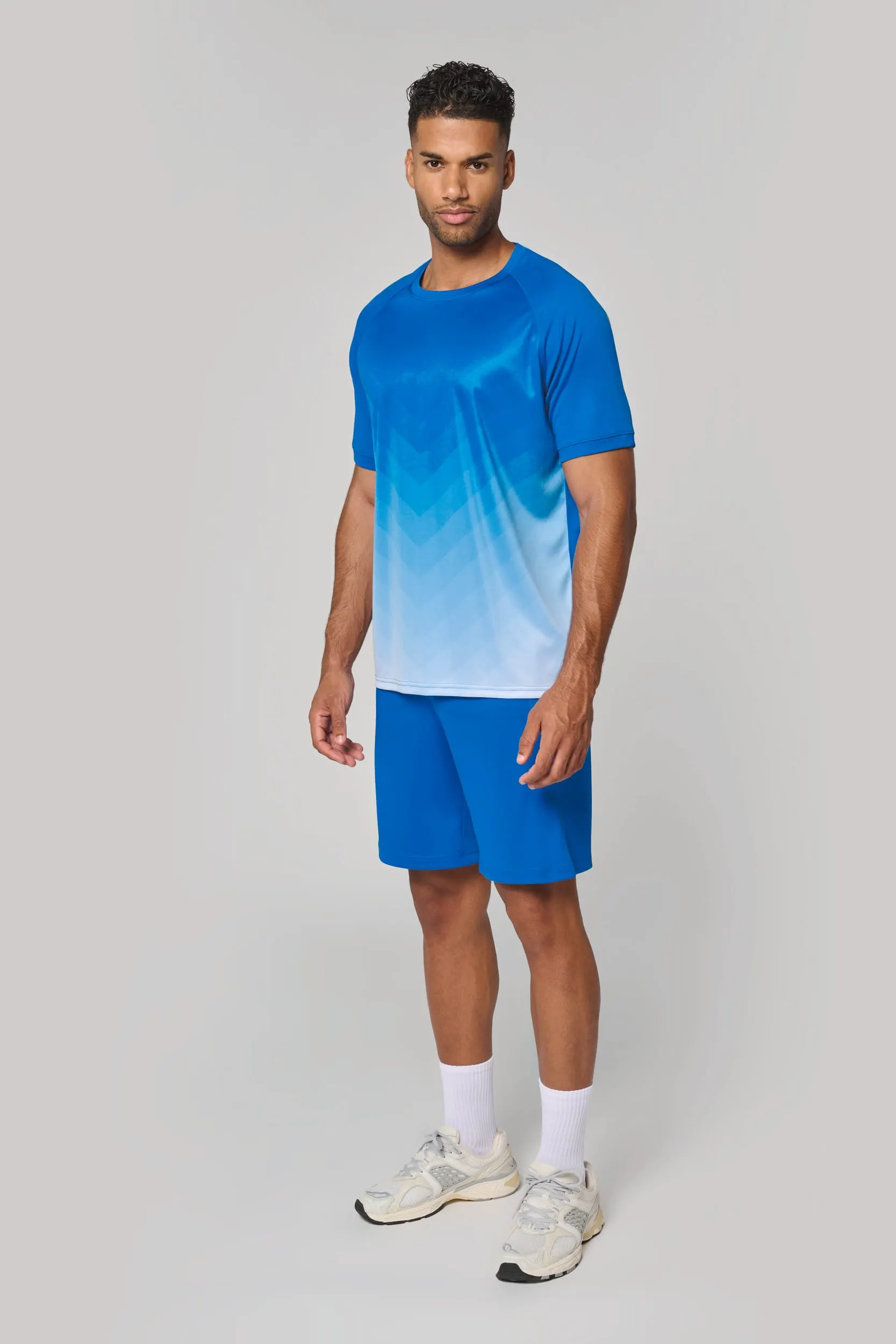 Camiseta multideporte de poliéster realzado unisex