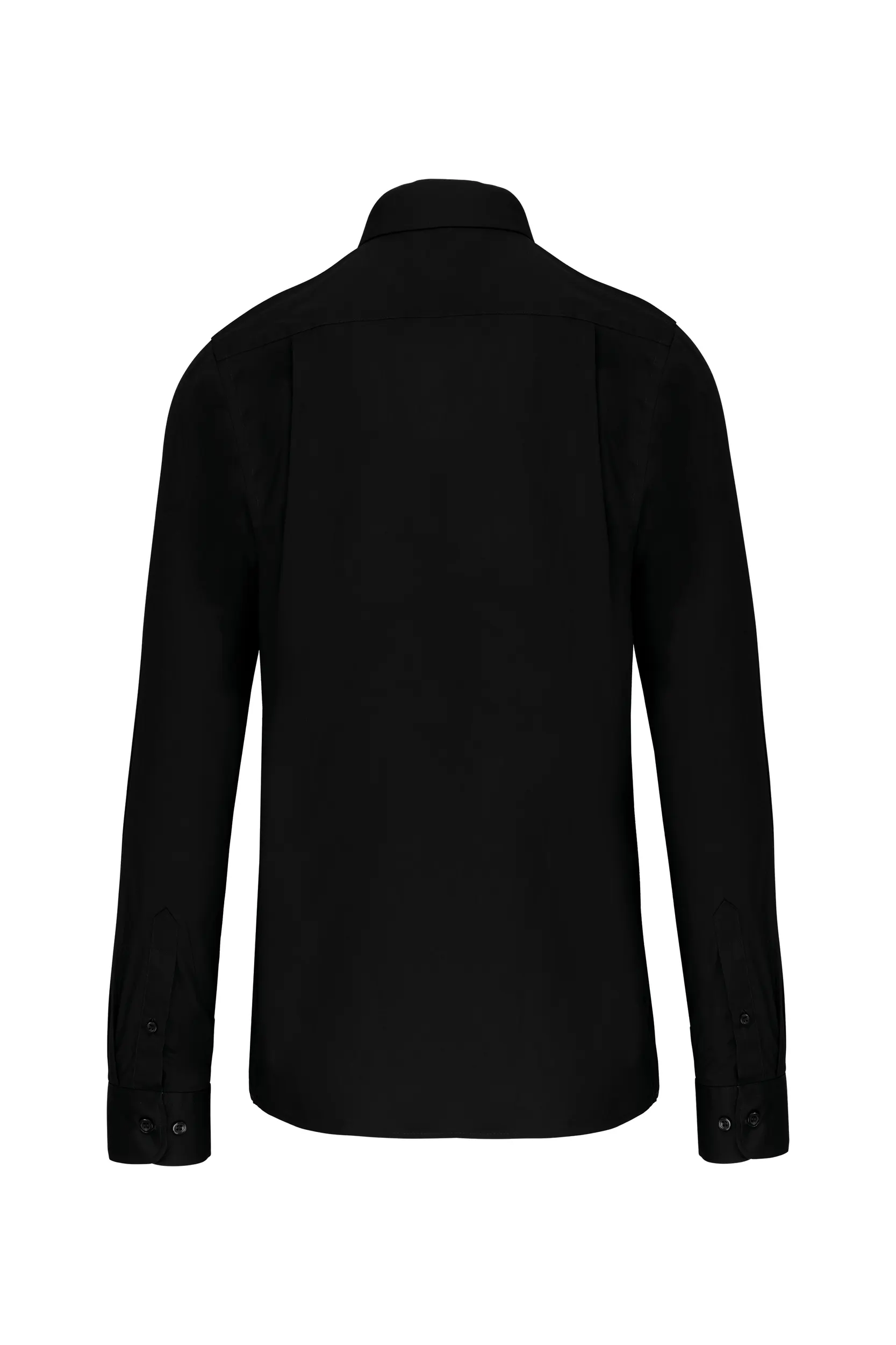 Camisa popelina manga larga hombre