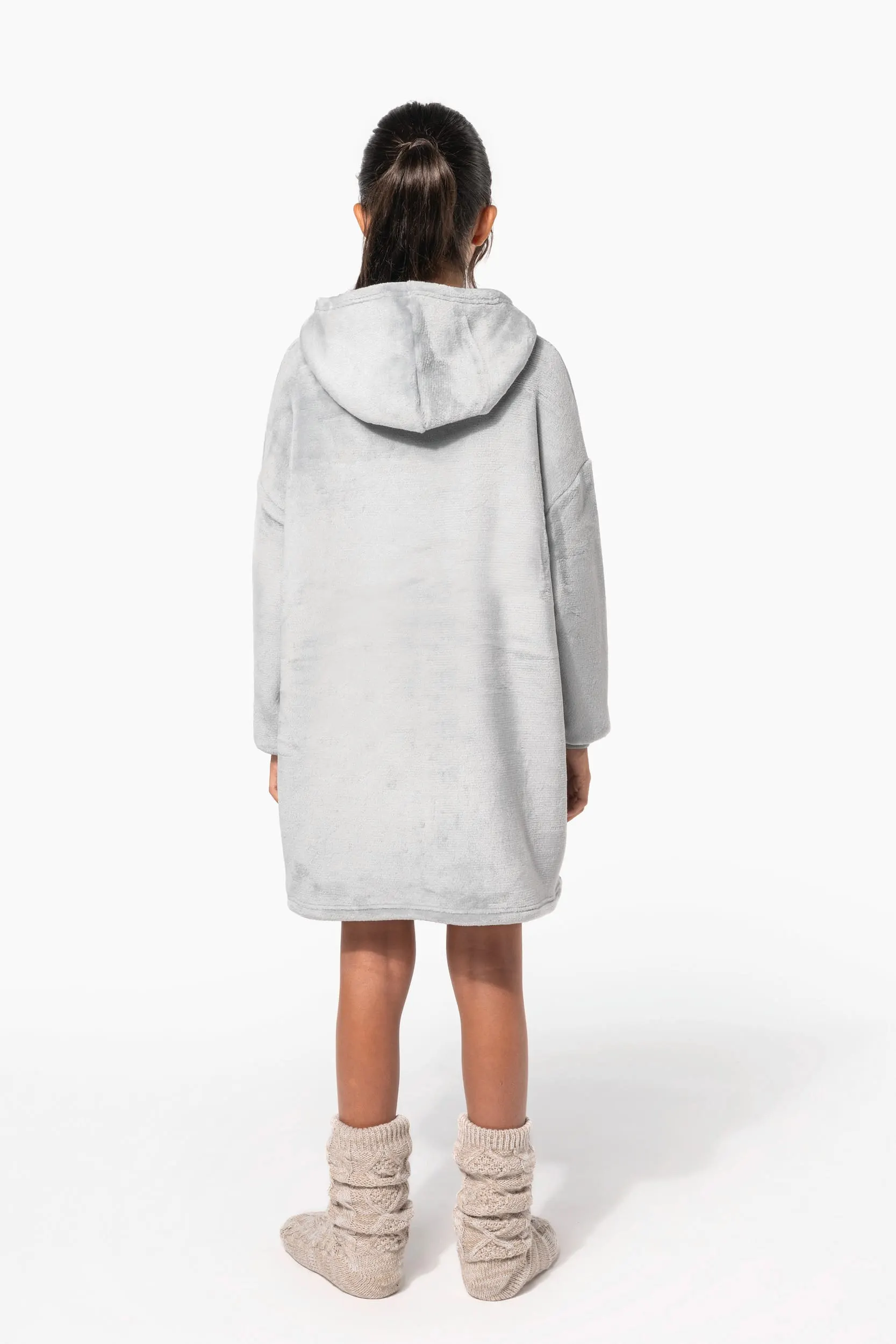 Poncho tipo manta infantil
