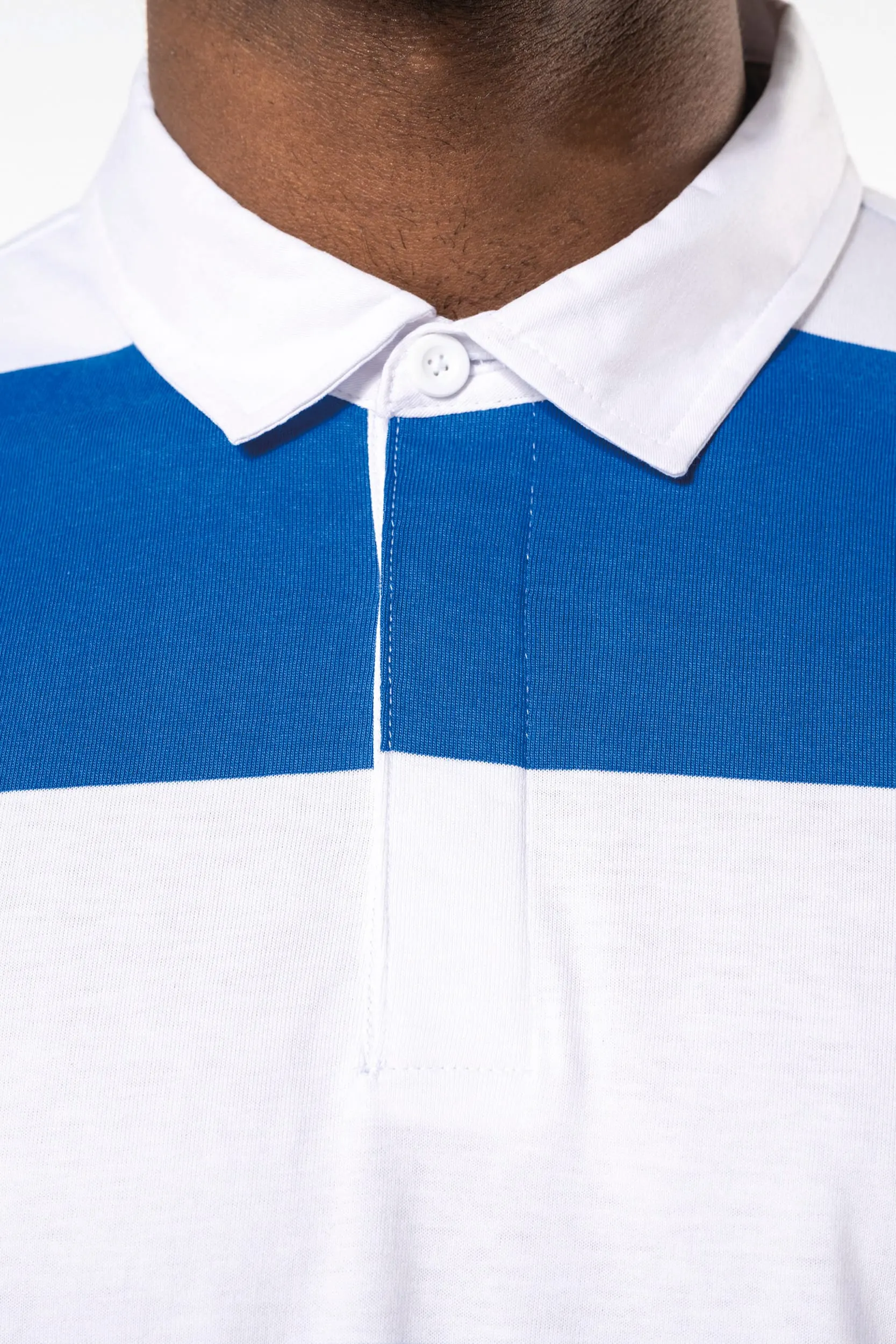 Polo a rayas manga larga unisex