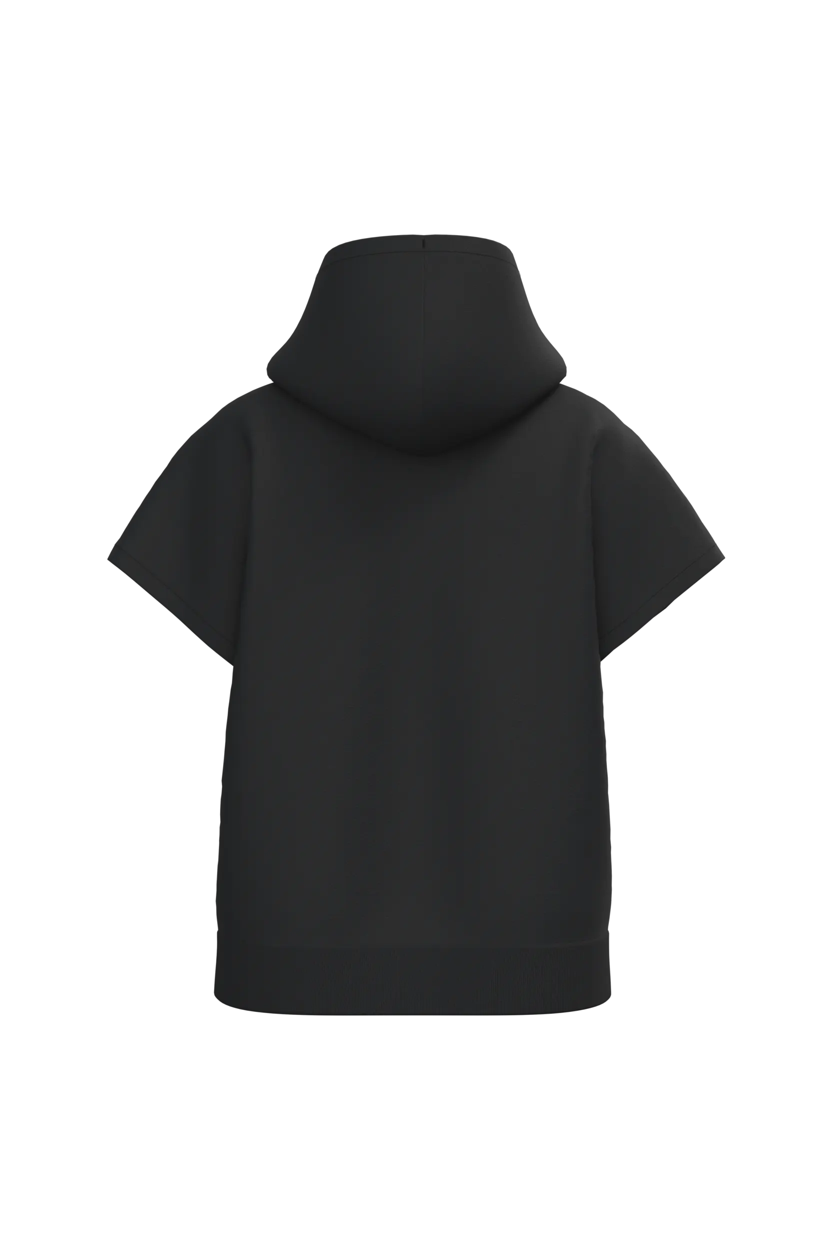 Sudadera ecorresponsable con capucha oversize sin mangas French Terry mujer