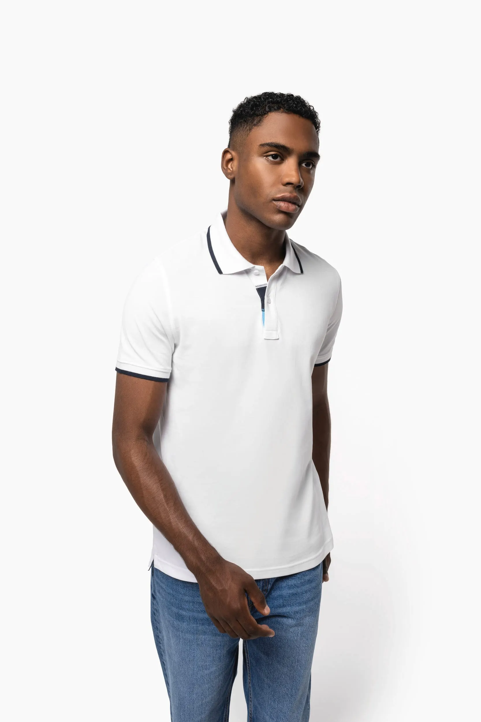 Polo manga corta hombre