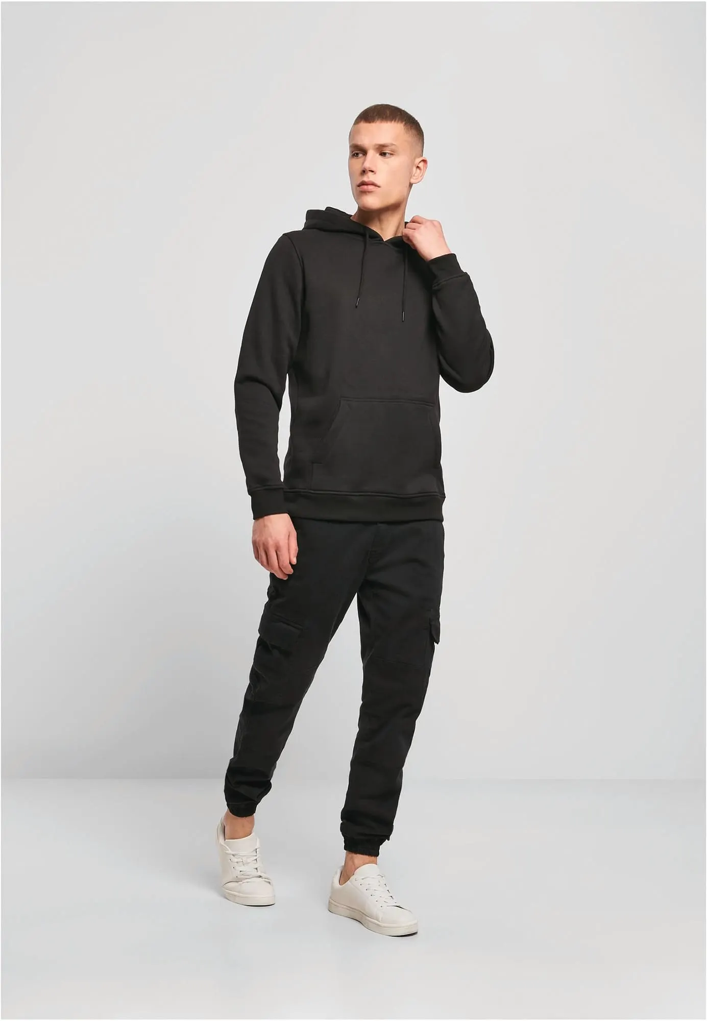 Sudadera con capucha de tejido grueso
