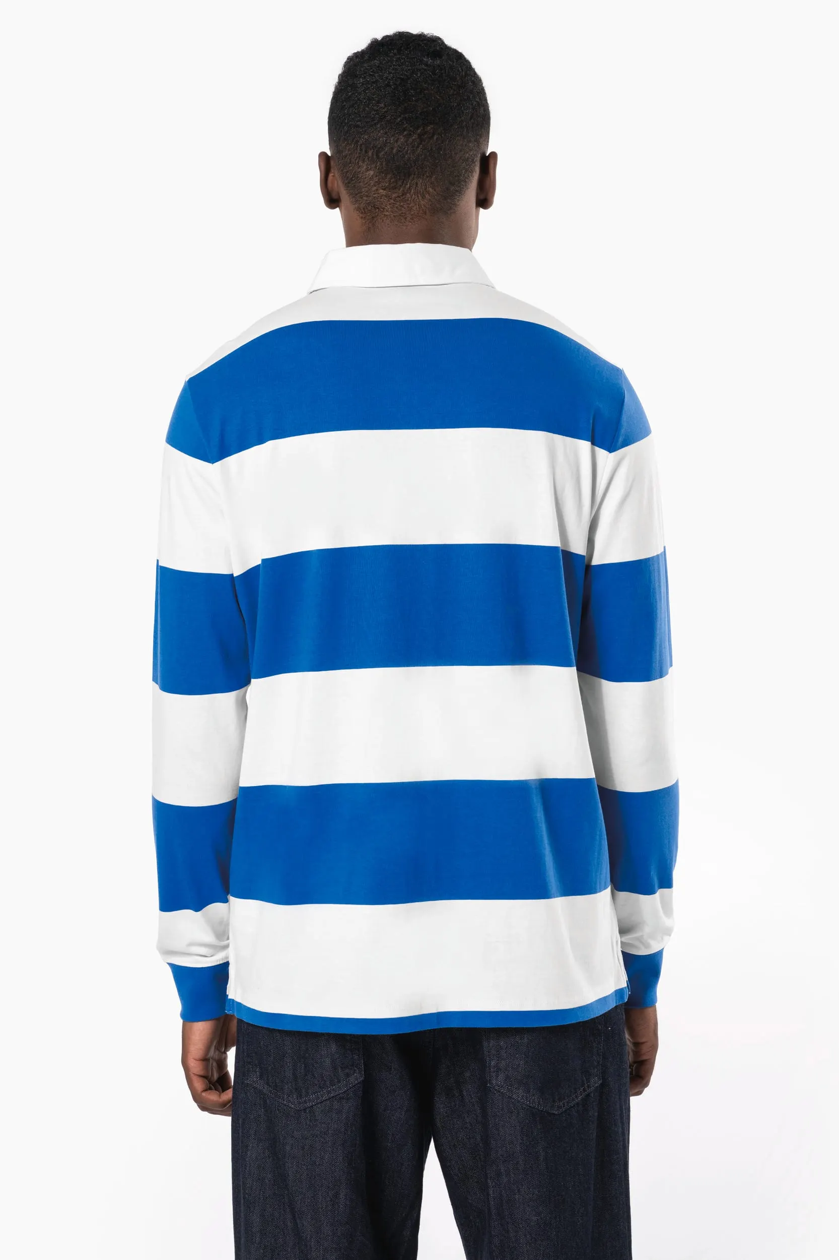 Polo a rayas manga larga unisex