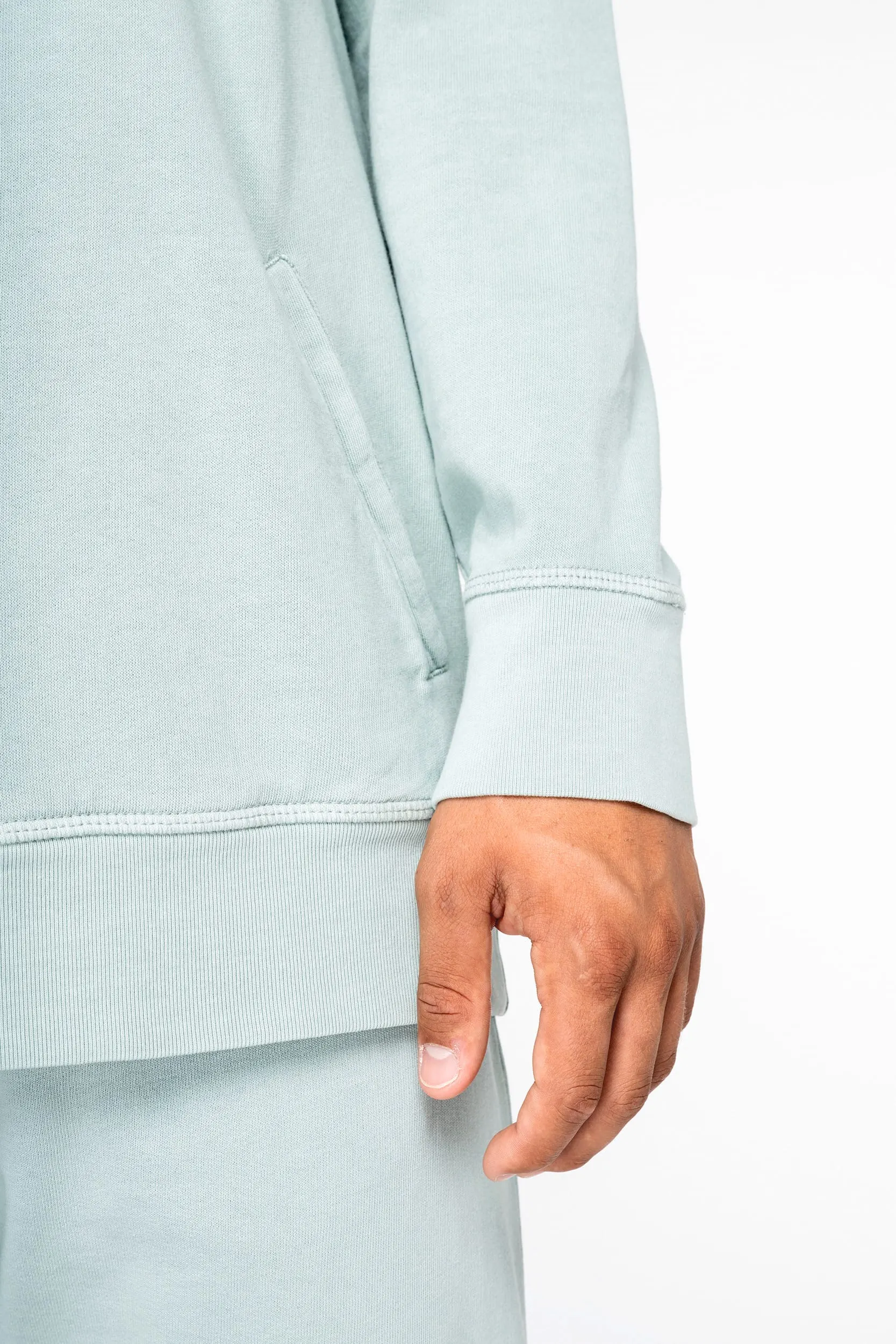Sudadera ecorresponsable con capucha French Terry unisex