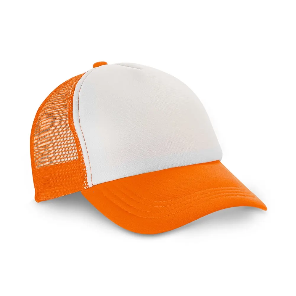NICOLA. Gorro de poliéster y malla (150 g/m²)