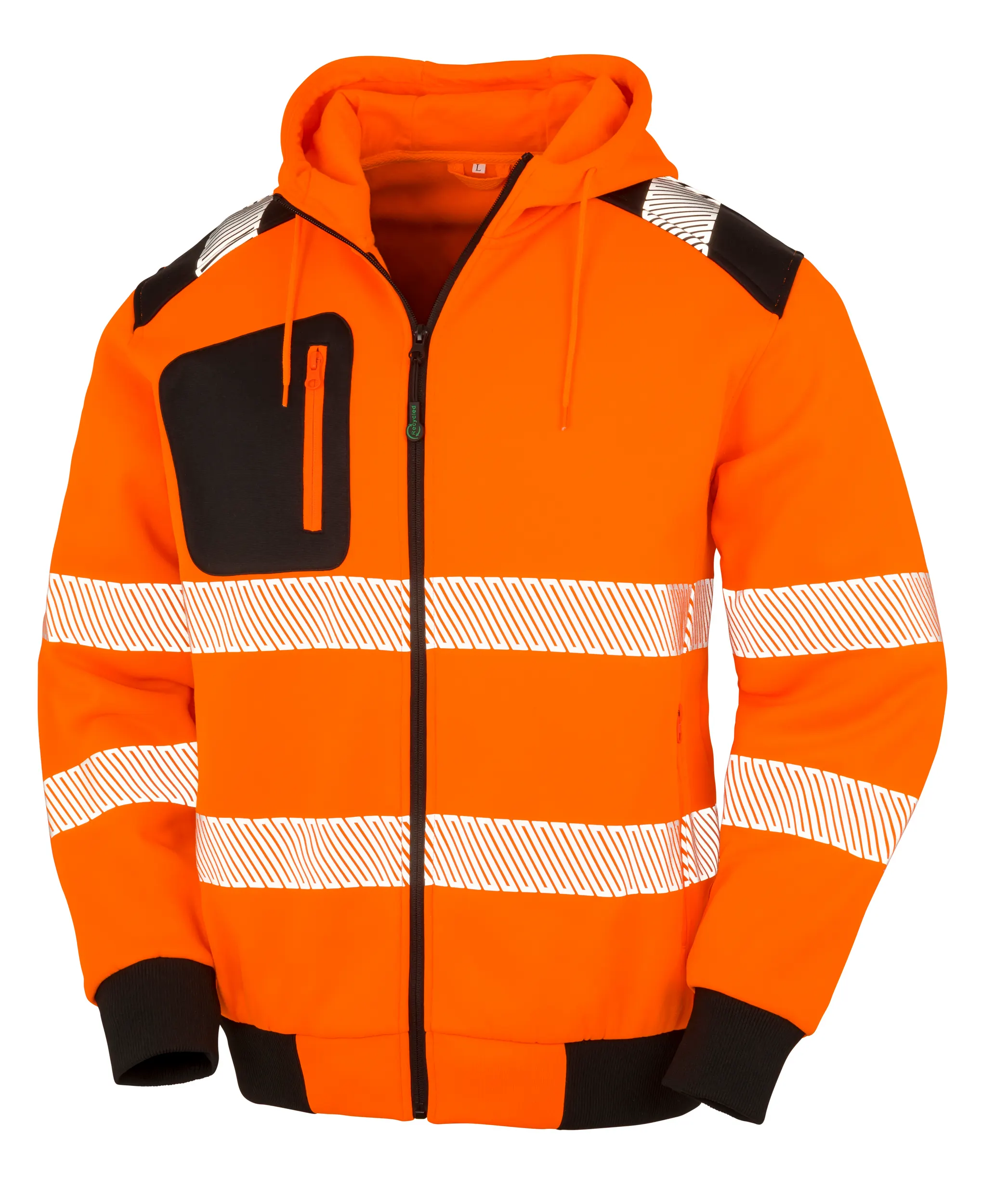 Sudadera capucha de seguridad - Material reciclado