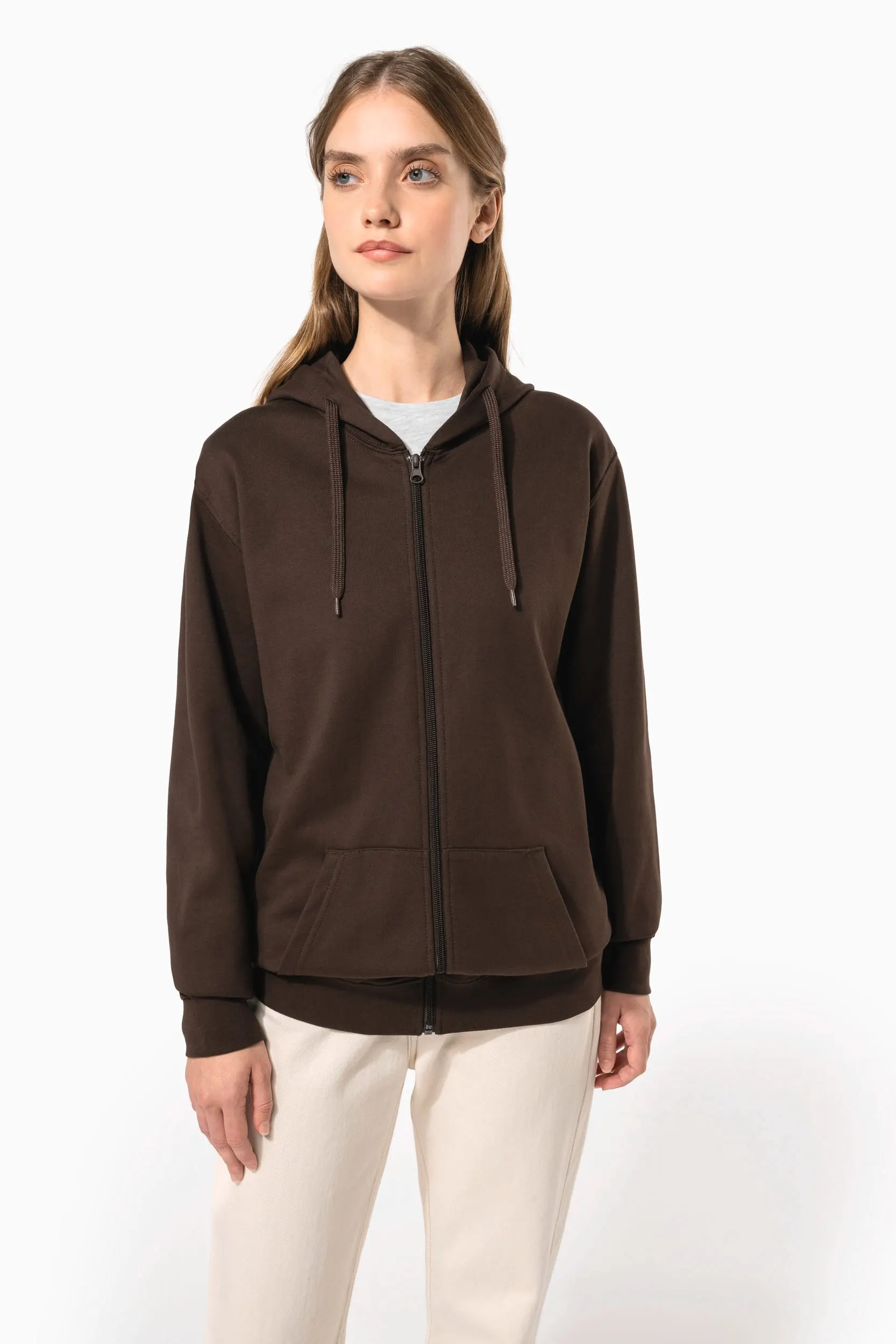 Sudadera capucha y cremallera unisex