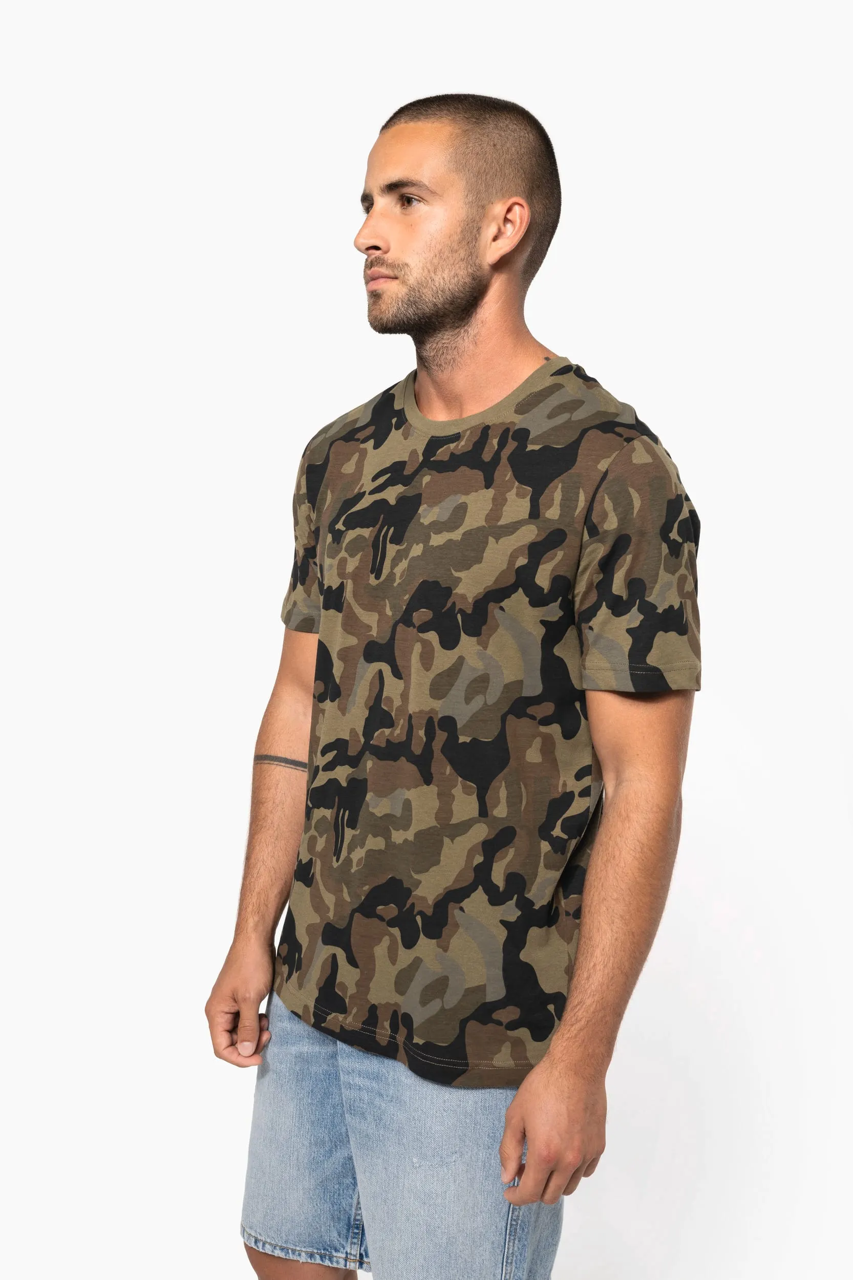 Camiseta camuflaje hombre