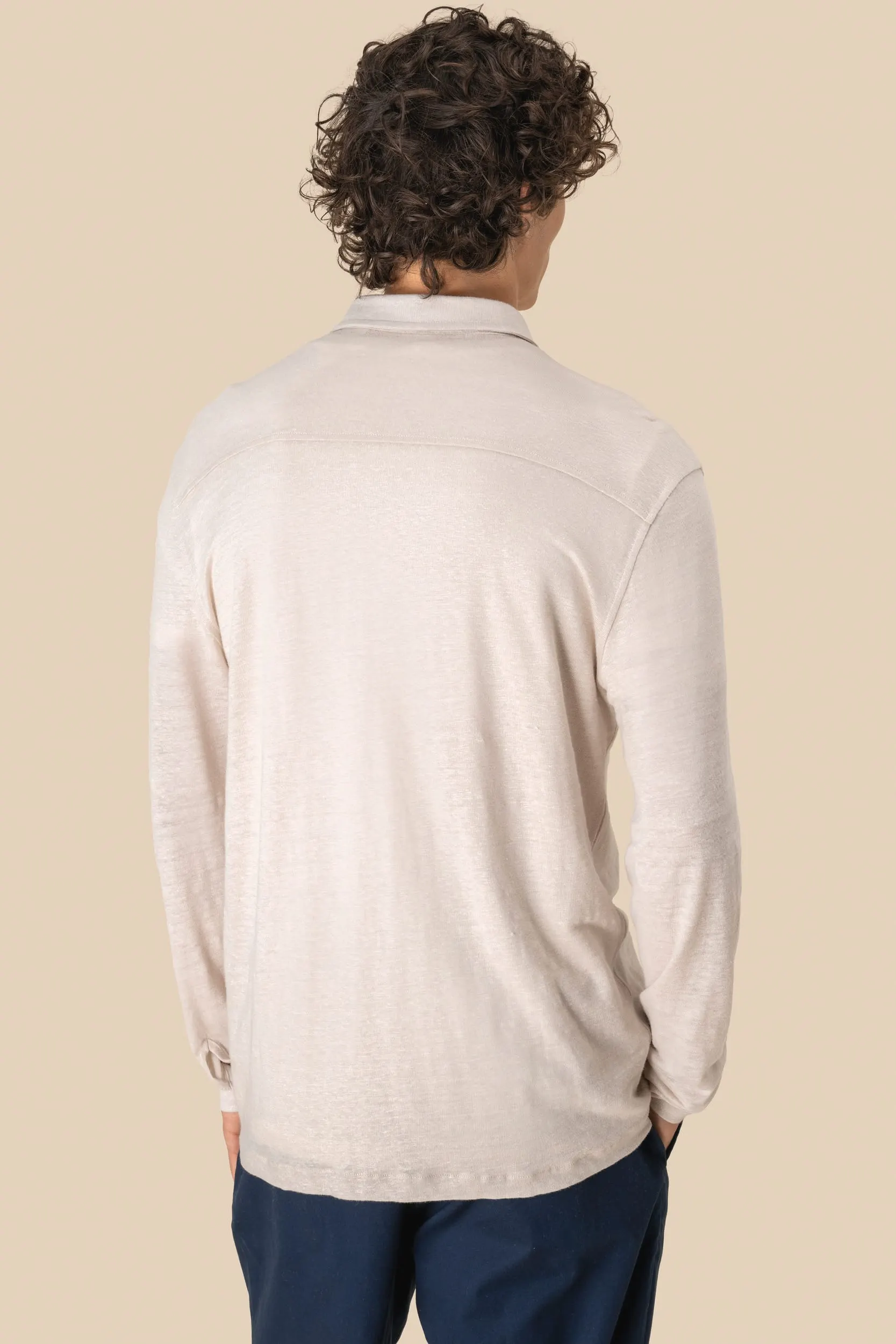 Camisa de lino hombre