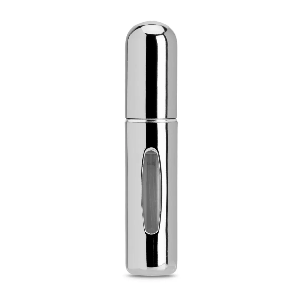 LINDEN. Atomizador de perfume de aluminio recargable diseñado para una fácil recarga