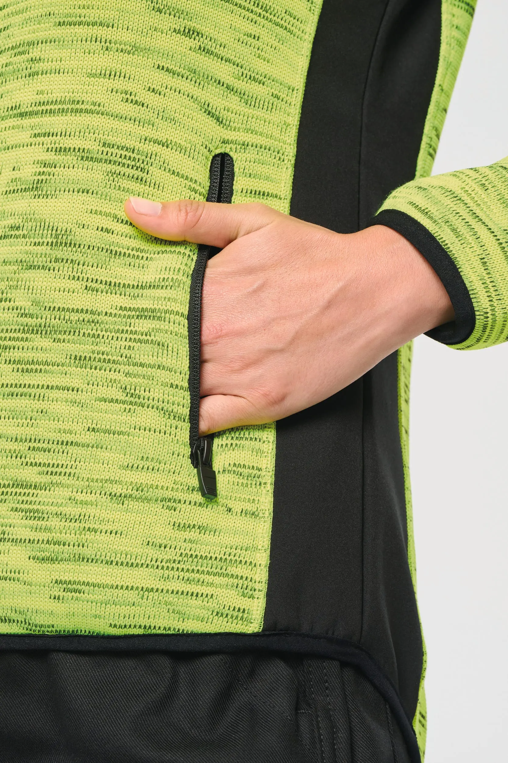 Chaqueta polytricot reciclada mujer