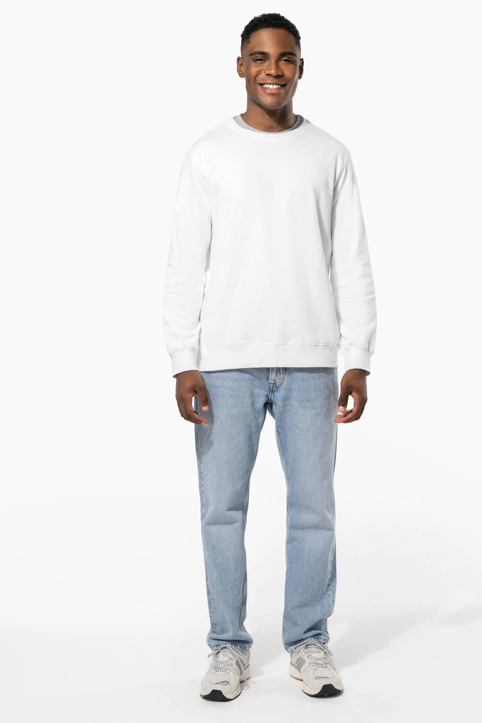 Sudadera cuello redondo 80/20 unisex
