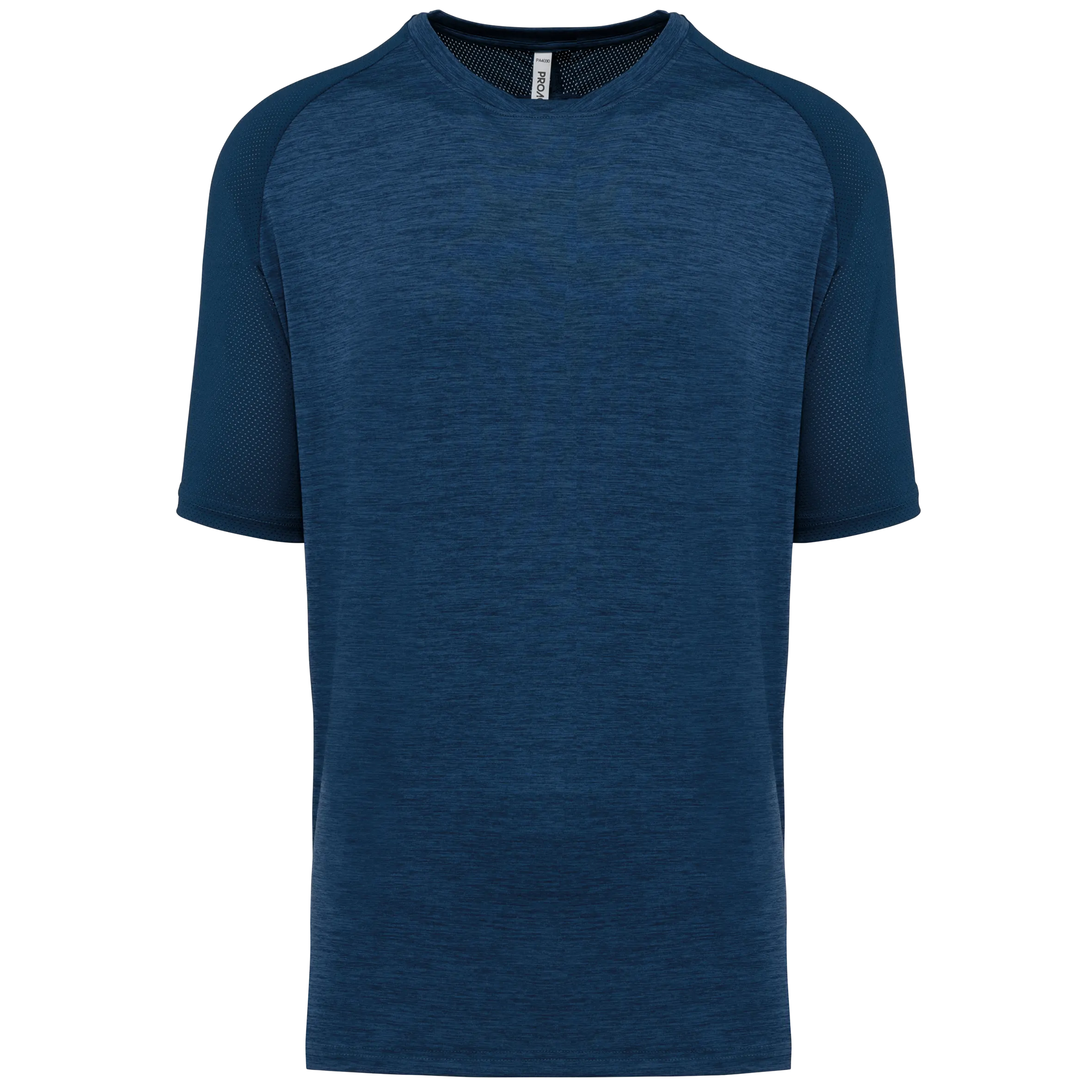 Camiseta de pádel bicolor mangas raglán hombre