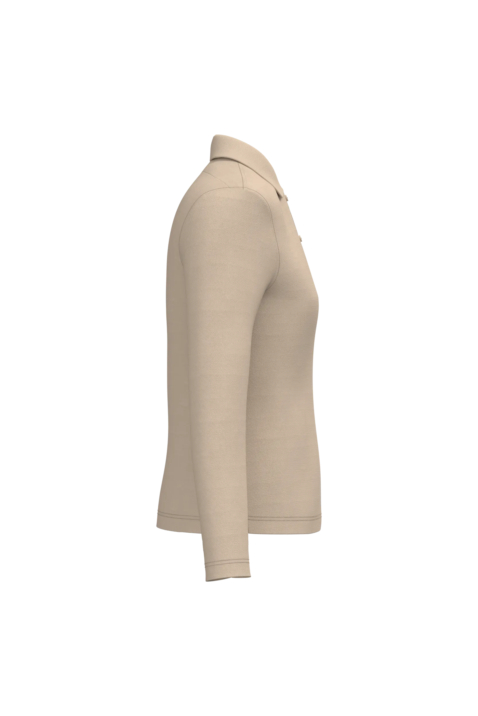 Polo manga larga mujer
