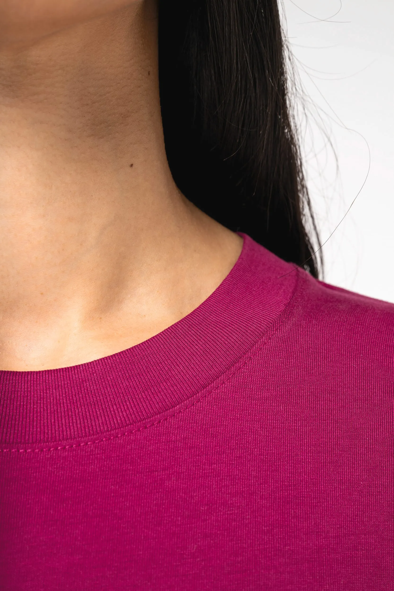 Camiseta ecorresponsable oversize mujer