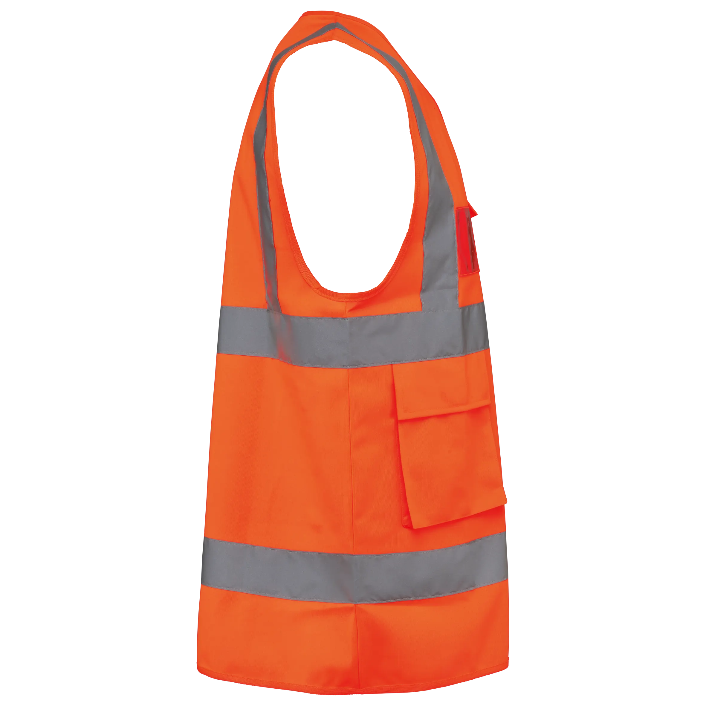 Chaleco de seguridad alta visibilidad reciclado con cremallera unisex