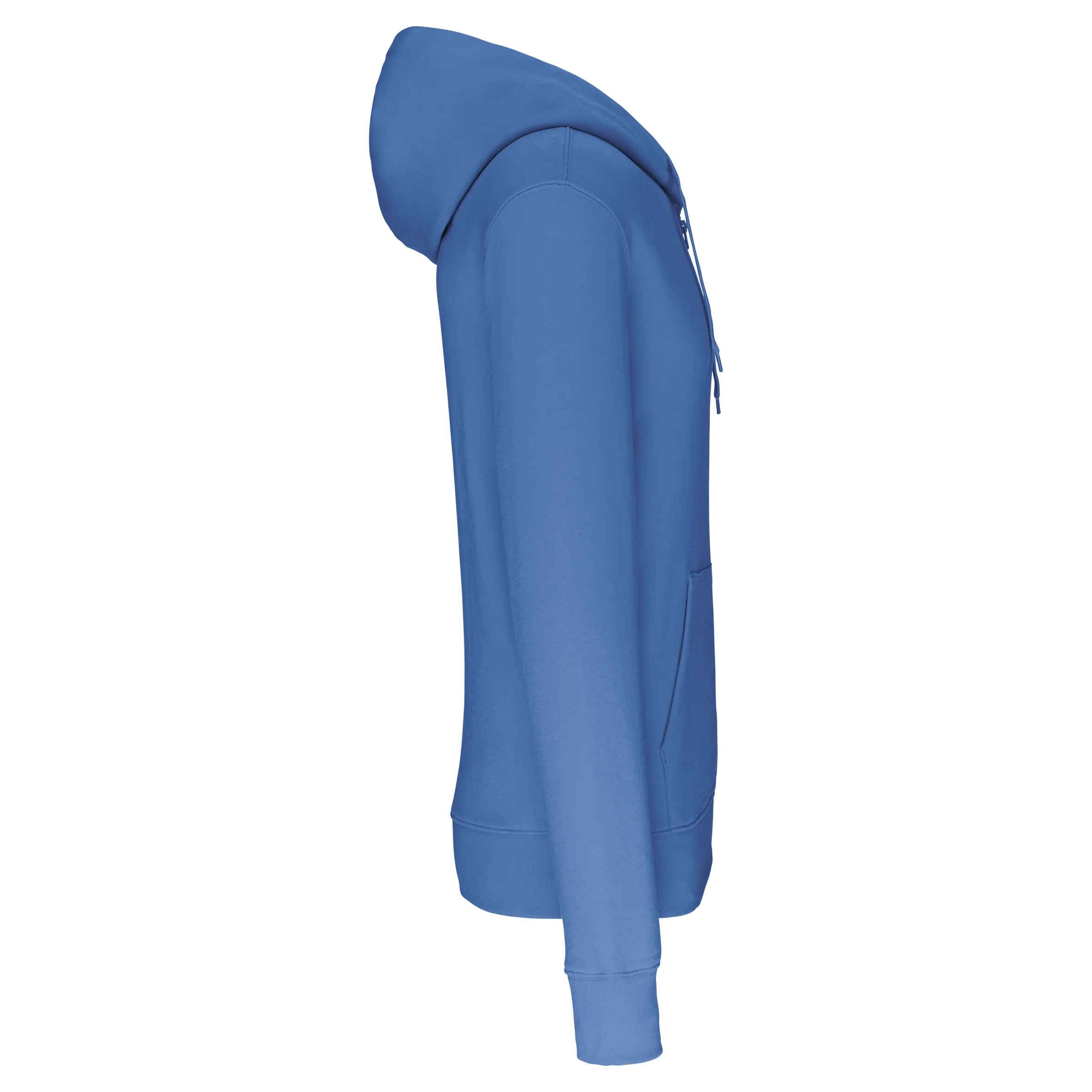 Sudadera con capucha y cremallera ecorresponsable hombre