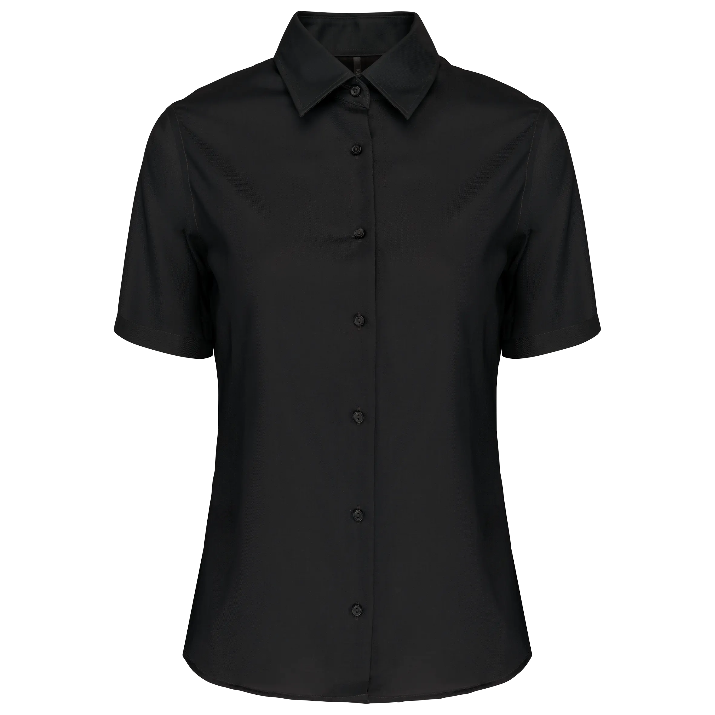 Camisa no-plancha manga corta mujer