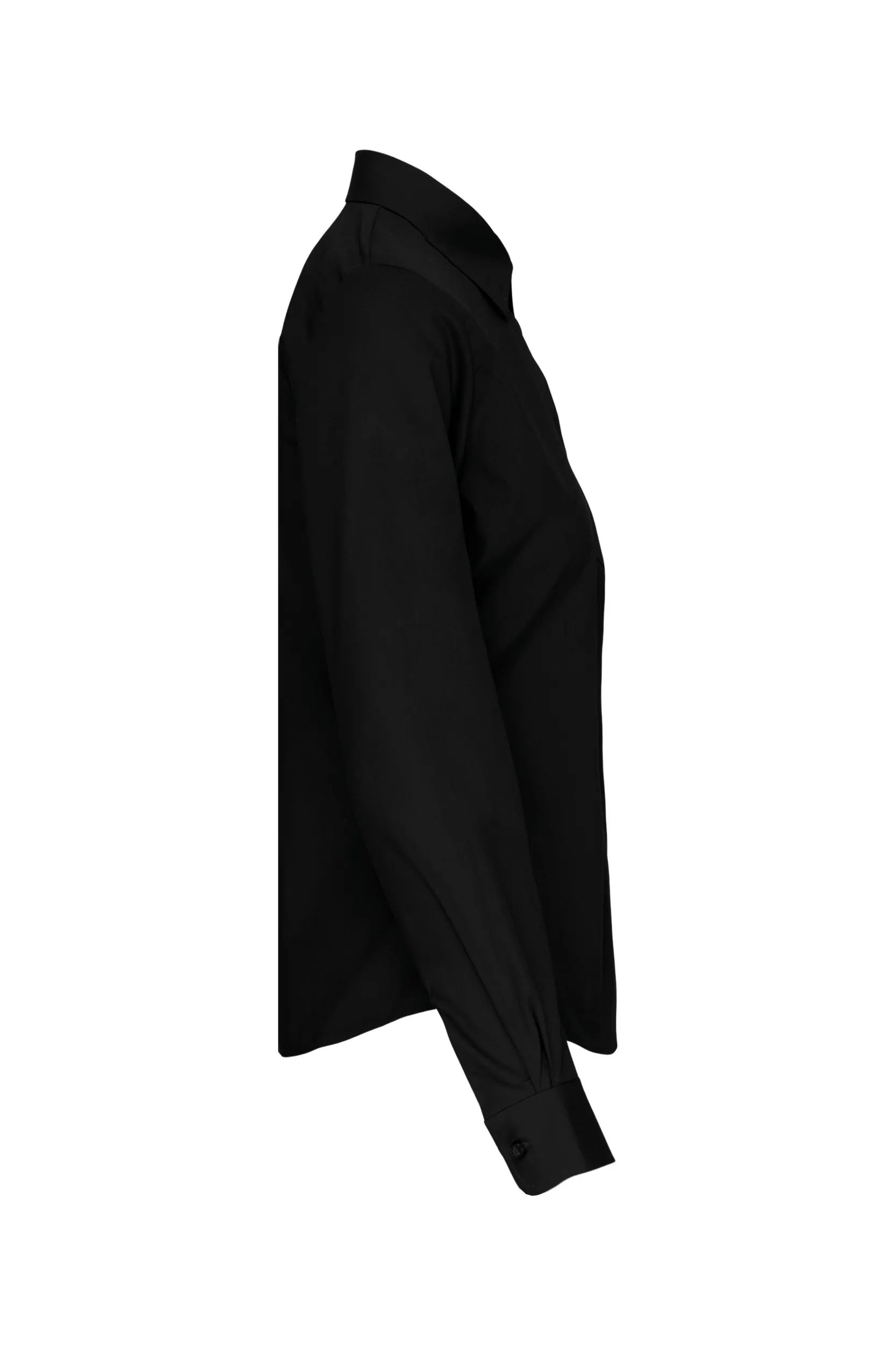 Camisa popelina manga larga mujer